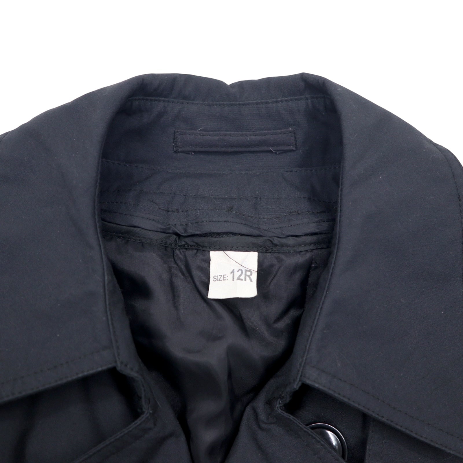 US ARMY COAT ALL WEATHER Trench-coat militare taglia XL nero, con fodera trapuntata rimovibile 8410-01-308-8659 DSCP