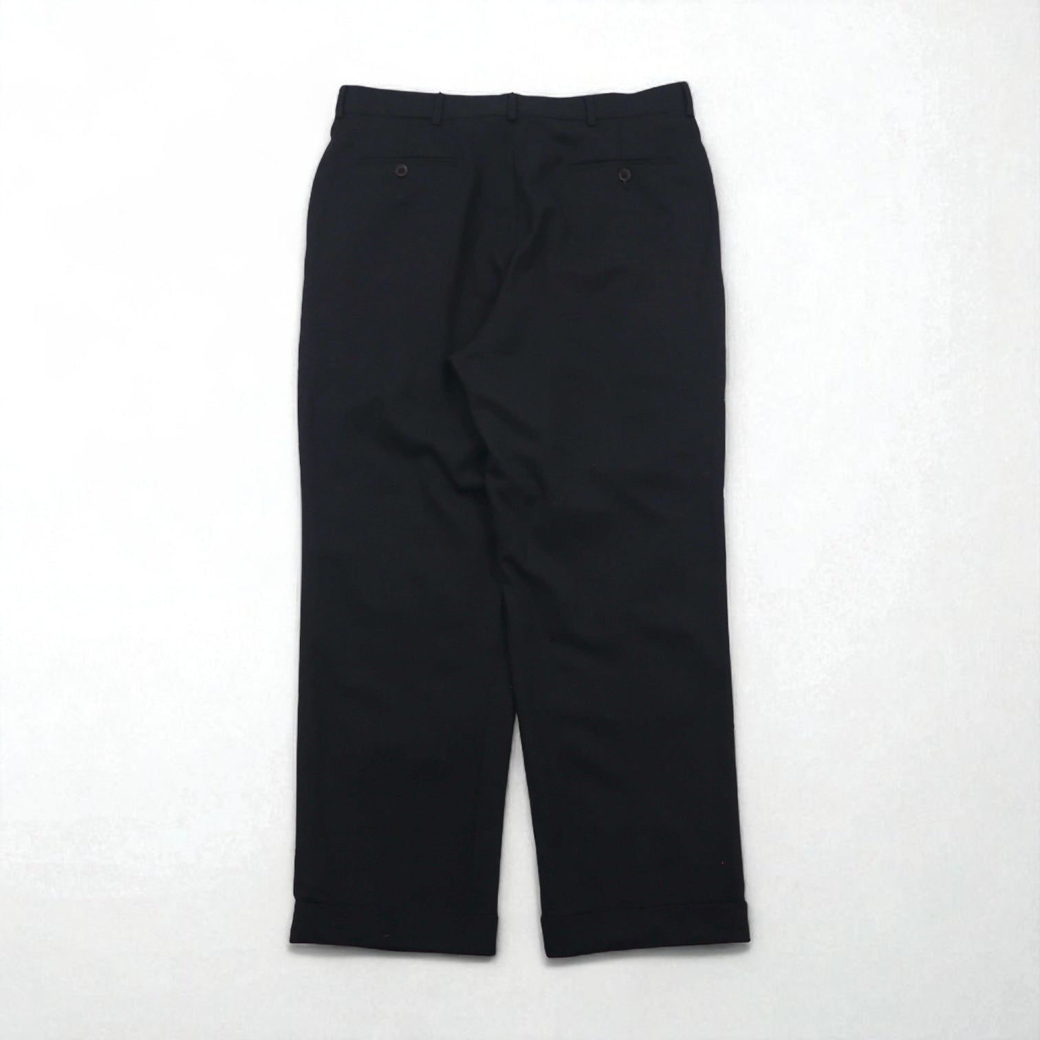 NAUTICA Pantaloni ampi con due pinces L grigi in lana