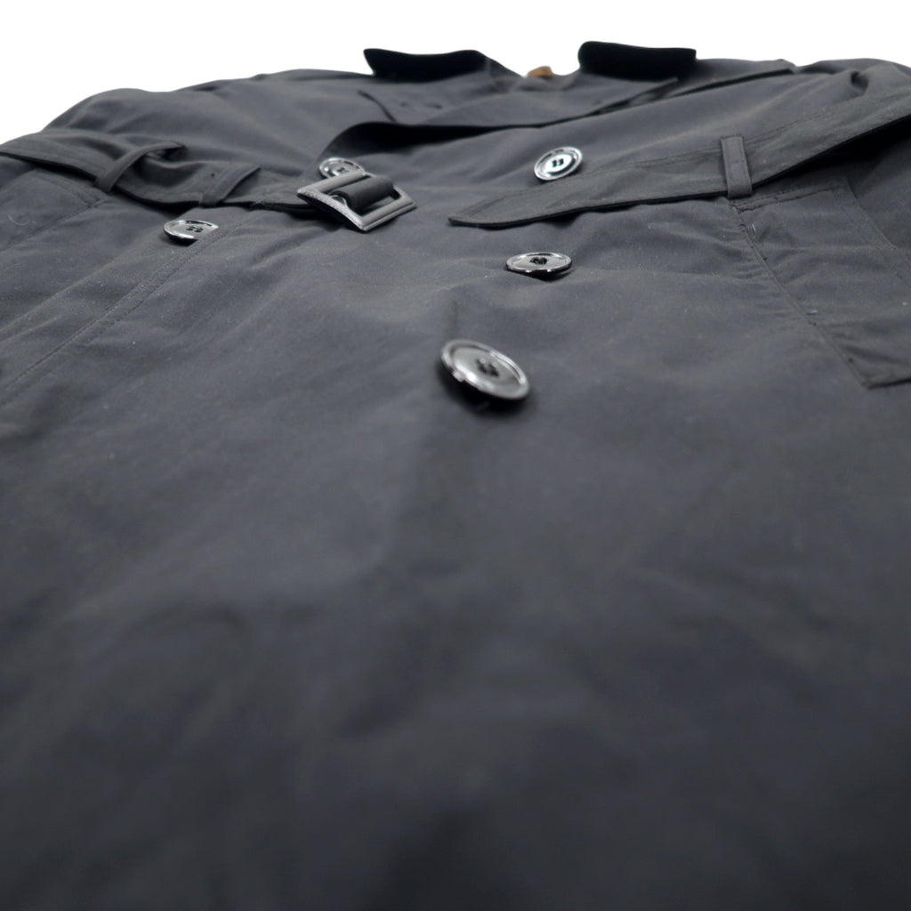 US ARMY COAT ALL WEATHER Trench-coat militare taglia XL nero, con fodera trapuntata rimovibile 8410-01-308-8659 DSCP