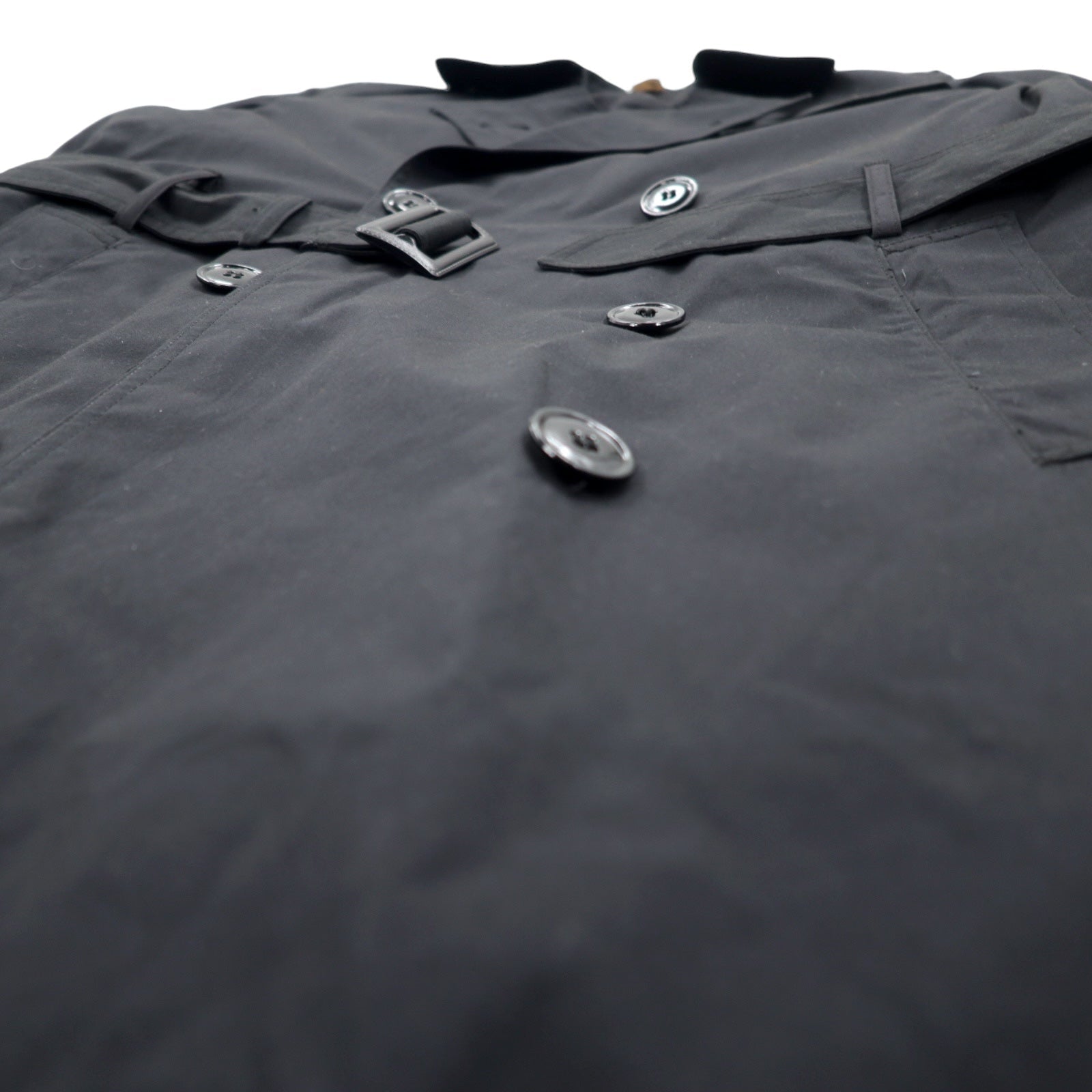 US ARMY COAT ALL WEATHER Trench-coat militare taglia XL nero, con fodera trapuntata rimovibile 8410-01-308-8659 DSCP