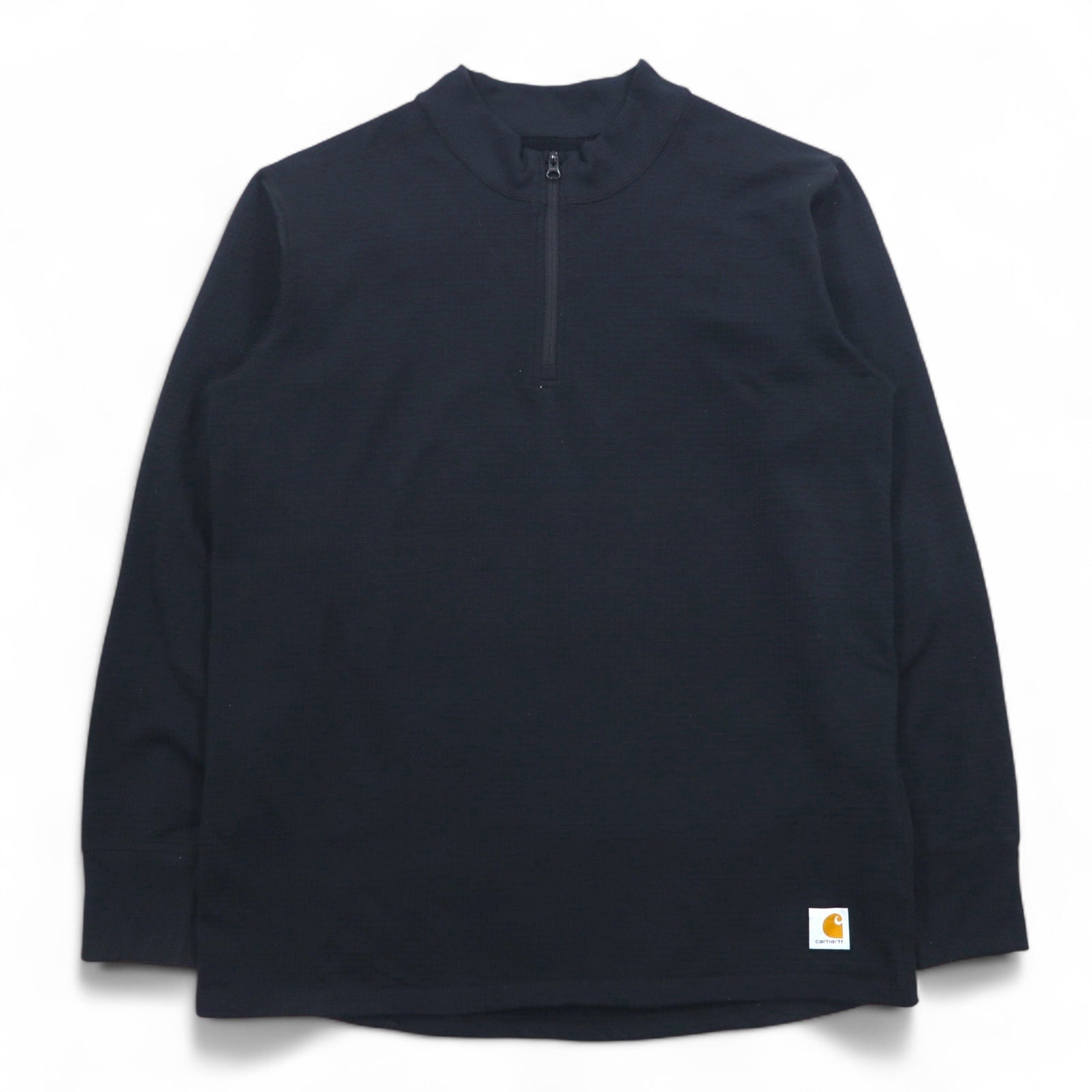 Felpa Carhartt mezza zip, XL, nera, Base Force Super-Cold Weather Quarter-Zip Top 101301, Made in Mexico