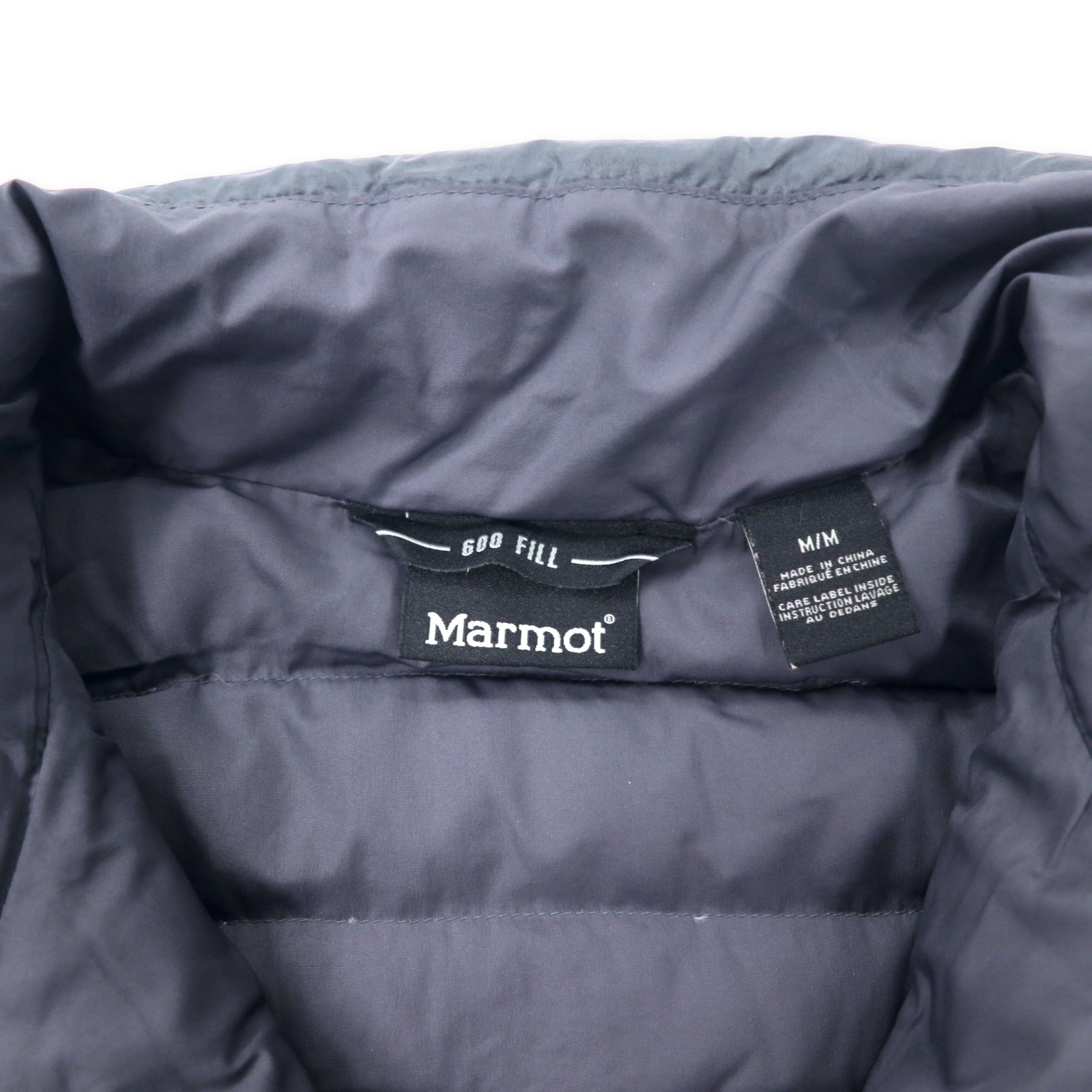 Marmot 600フィルパワー ダウンジャケット M グレー ポリエステル G900183