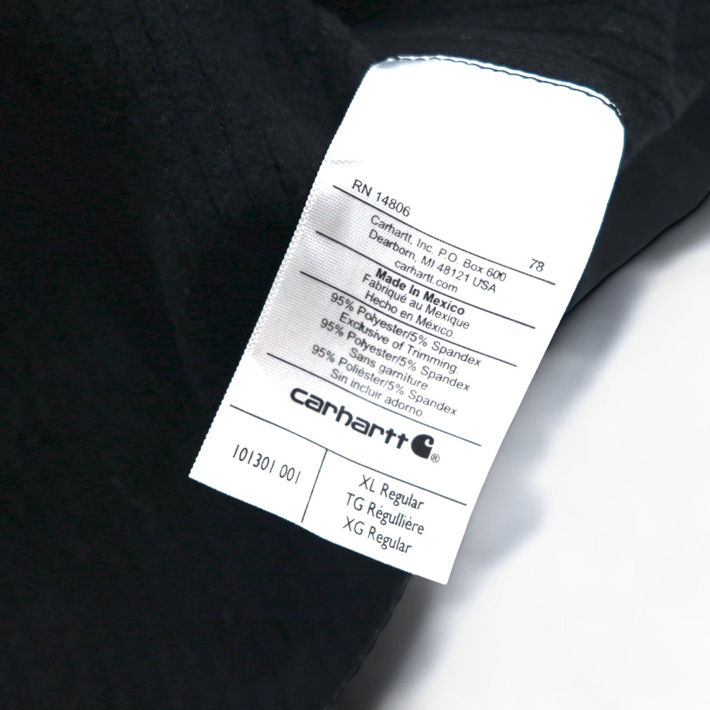 carhartt ハーフジップ スウェット XL ブラック Base Force Super-Cold Weather Quarter-Zip Top 101301 メキシコ製