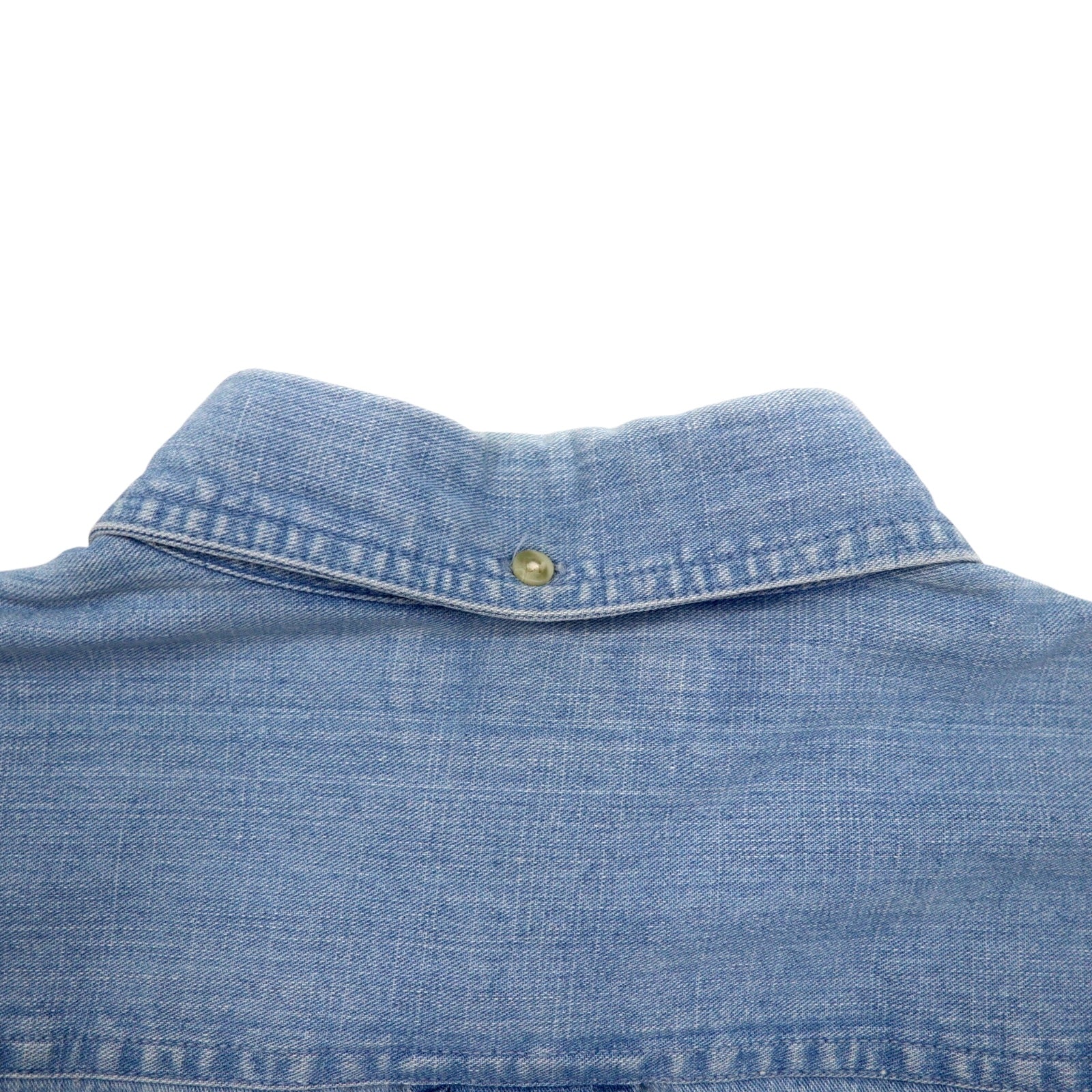 Columbia Camicia abbottonata in denim con lavaggio a ghiaccio L Indigo Blue Cotone