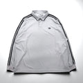 adidas Originals T-shirt rugby adicolor in jersey XL grigio poliestere con logo Trifoglio e 3 strisce HK9900