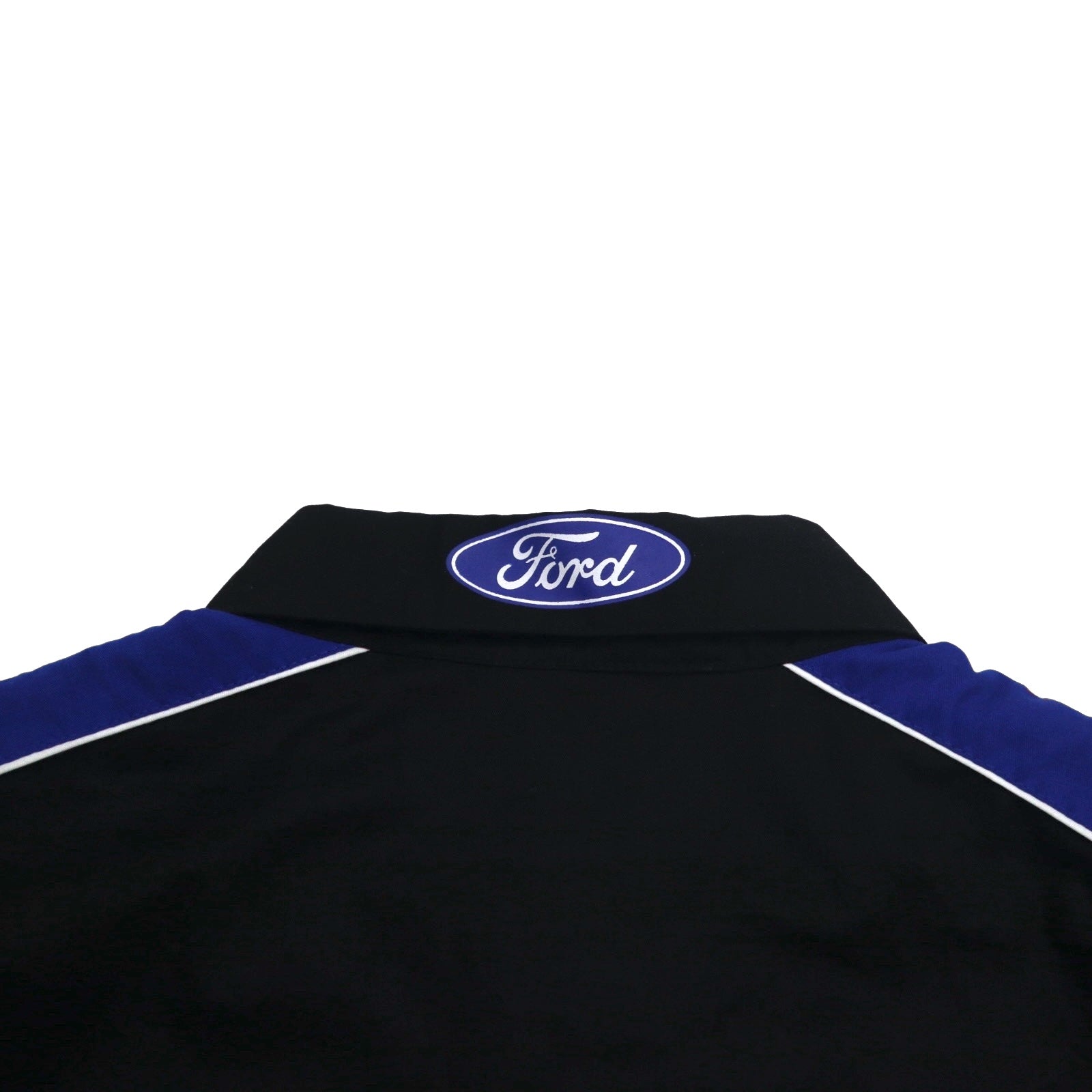 Ford by JEFF HAMILTON 半袖 レーシングシャツ L ブラック スナップボタン 両面プリント