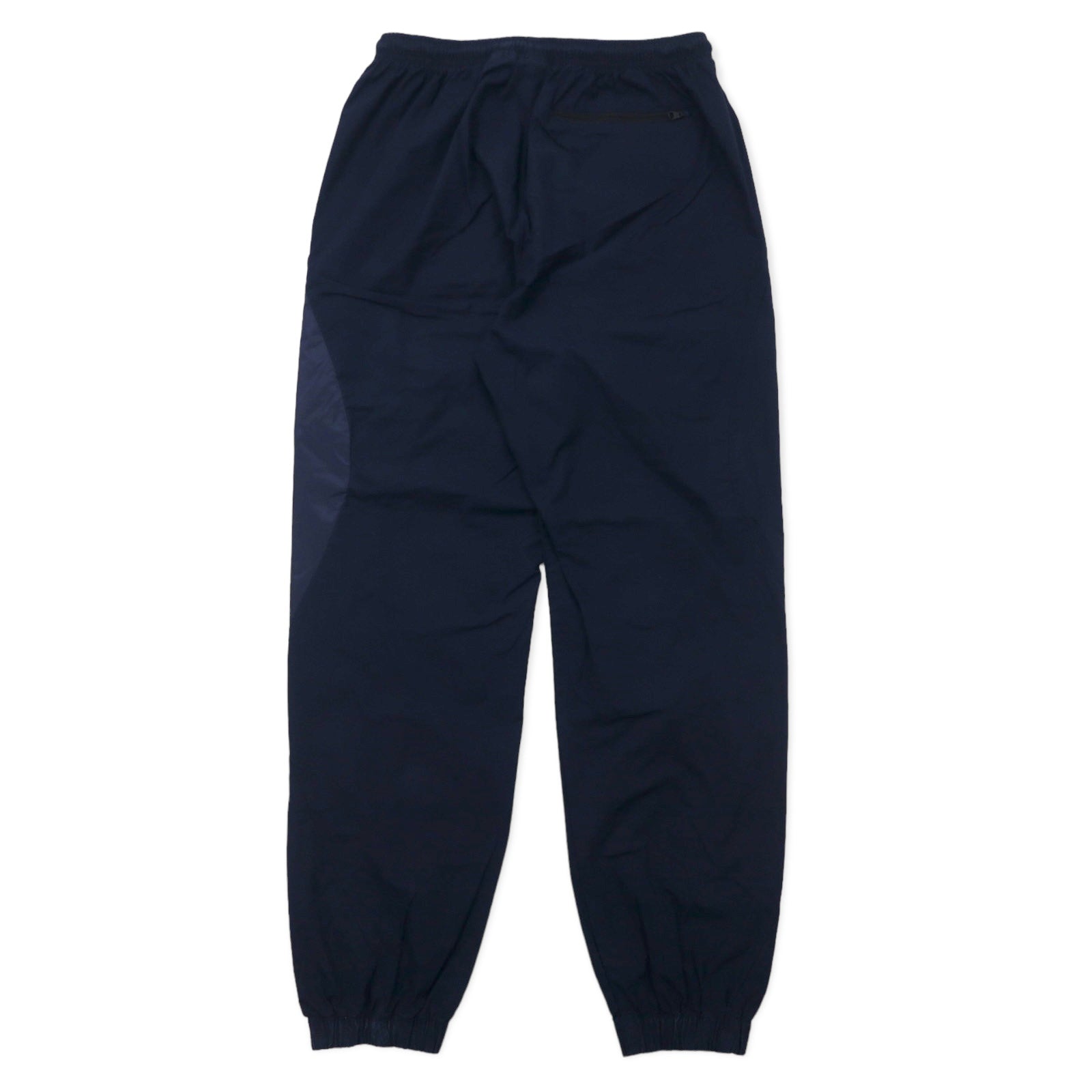 NIKE Pantaloni della tuta L Blu navy Cotone Nylon Tessuti misti Logo Swoosh 614609-476
