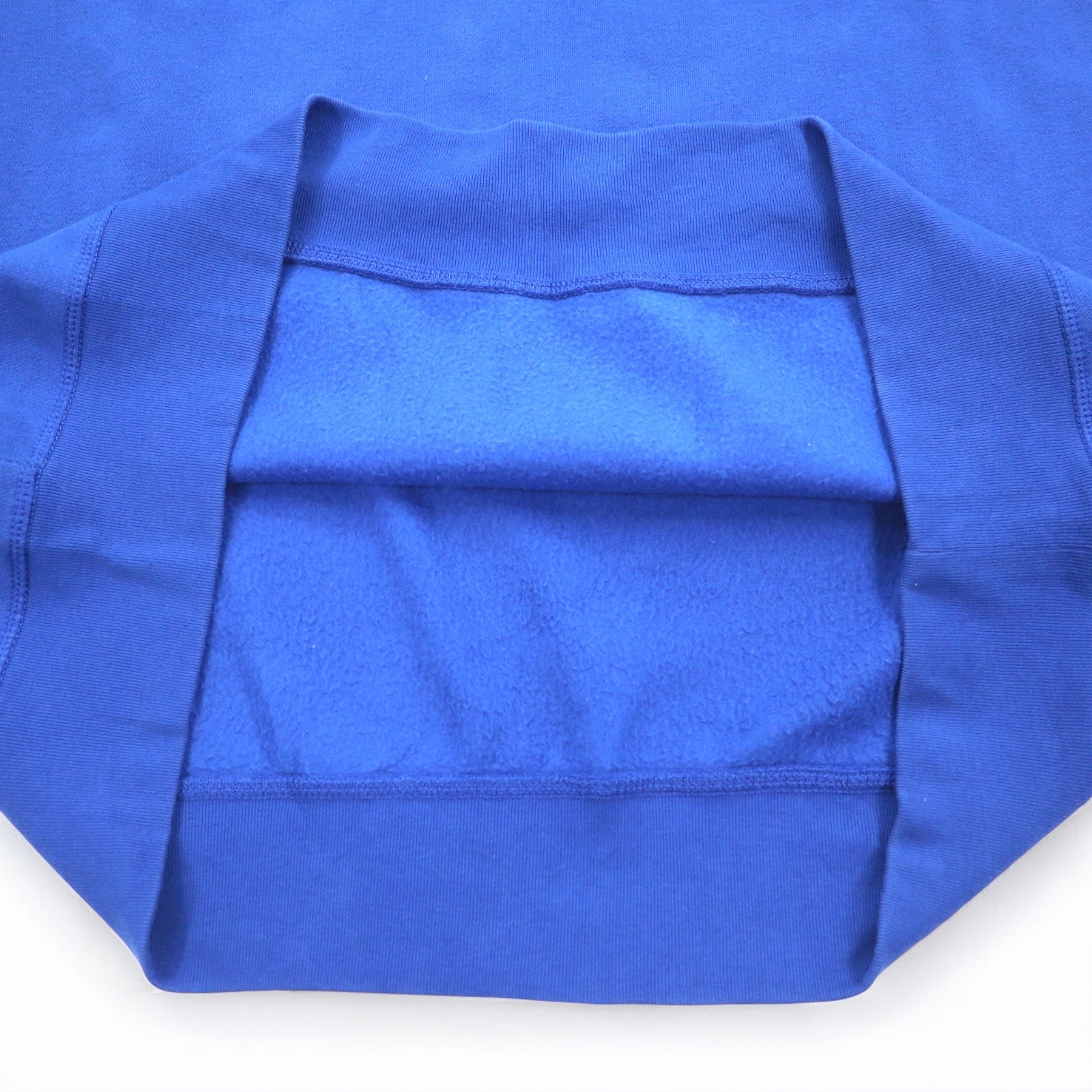 NAUTICA Felpa mezza zip XXL blu navy bicolore con interno felpato e logo ricamato