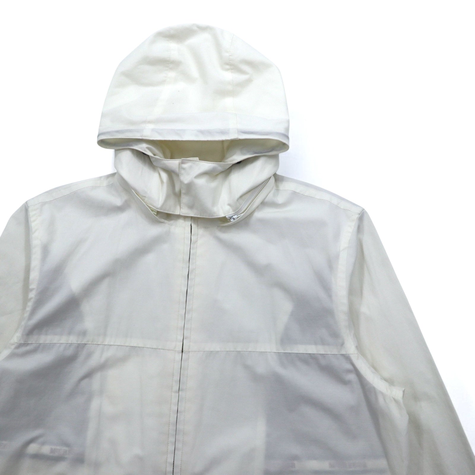 McGREGOR anni '90, parka con cappuccio rimovibile, taglia M, colore bianco, in cotone e poliestere, prodotto in Giappone