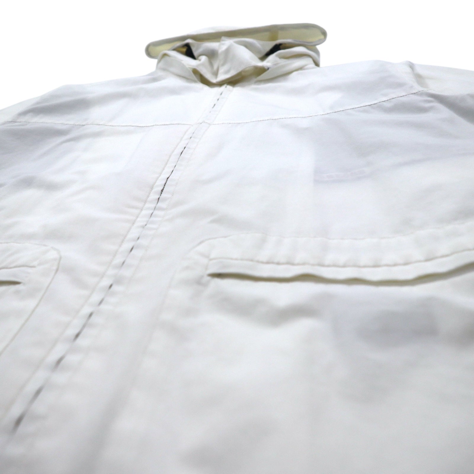 McGREGOR anni '90, parka con cappuccio rimovibile, taglia M, colore bianco, in cotone e poliestere, prodotto in Giappone