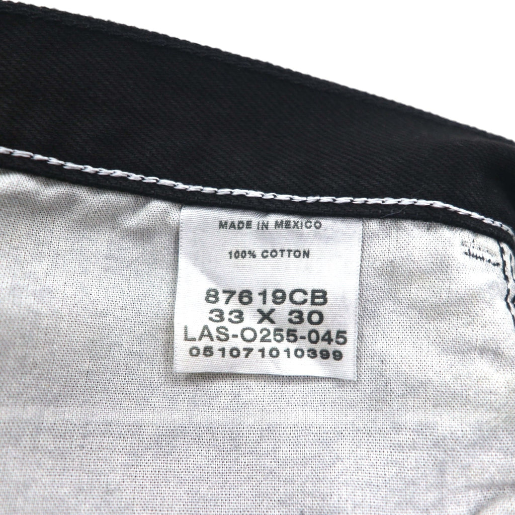 RUSTLER ( Wrangler ) HEAVY WEIGHT DENIM デニムパンツ M ブラック STAYS BLACK LONGER 87619CB メキシコ製 未使用品