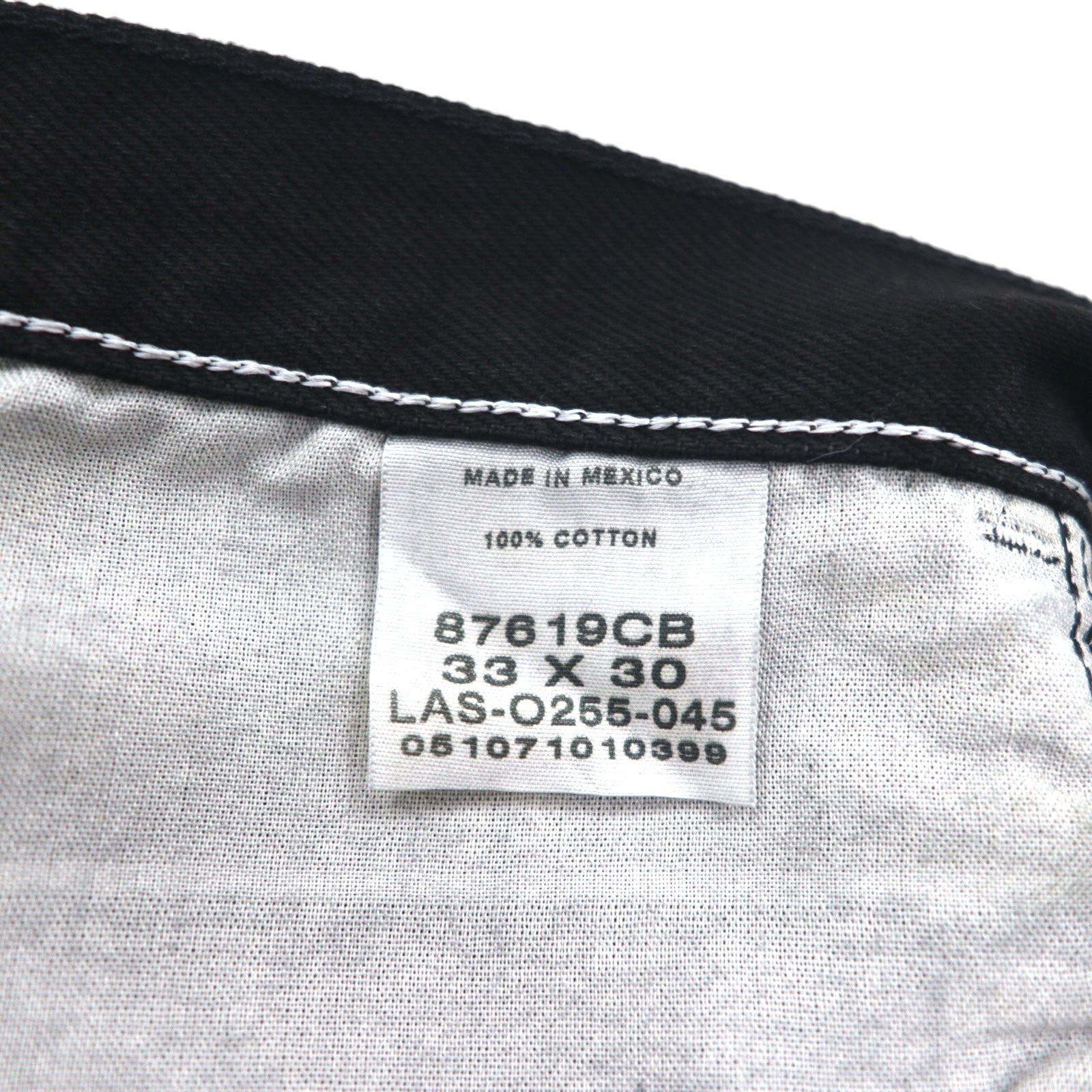 RUSTLER ( Wrangler ) HEAVY WEIGHT DENIM デニムパンツ M ブラック STAYS BLACK LONGER 87619CB メキシコ製 未使用品