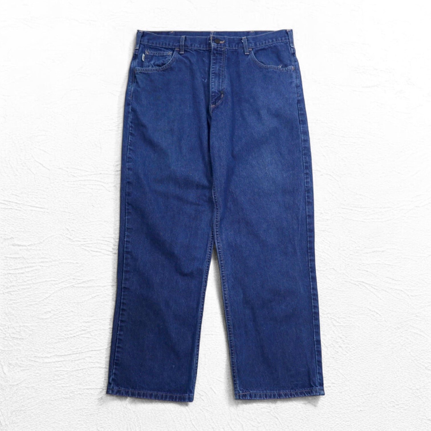 carhartt Made in USA FR Flame Resistant Jeans L Indigo Blue UFCW FRB100DNM