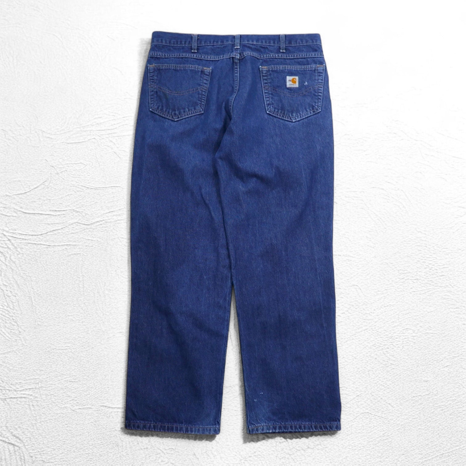 carhartt Made in USA FR Flame Resistant Jeans L Indigo Blue UFCW FRB100DNM
