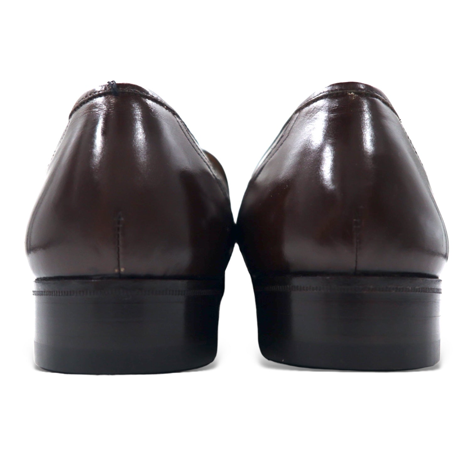 Christian Dior MONSIEUR Mocassini con morsetto vintage 25cm Marroni Pelle Lavorazione Blake Made in Japan Nuovo