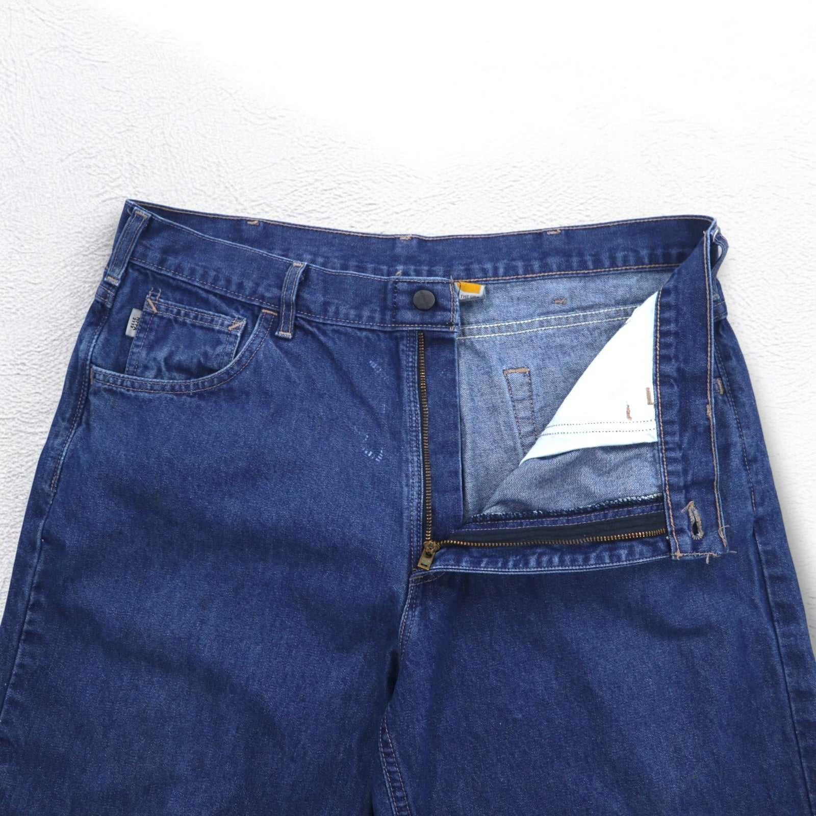 carhartt Made in USA FR Flame Resistant Jeans L Indigo Blue UFCW FRB100DNM