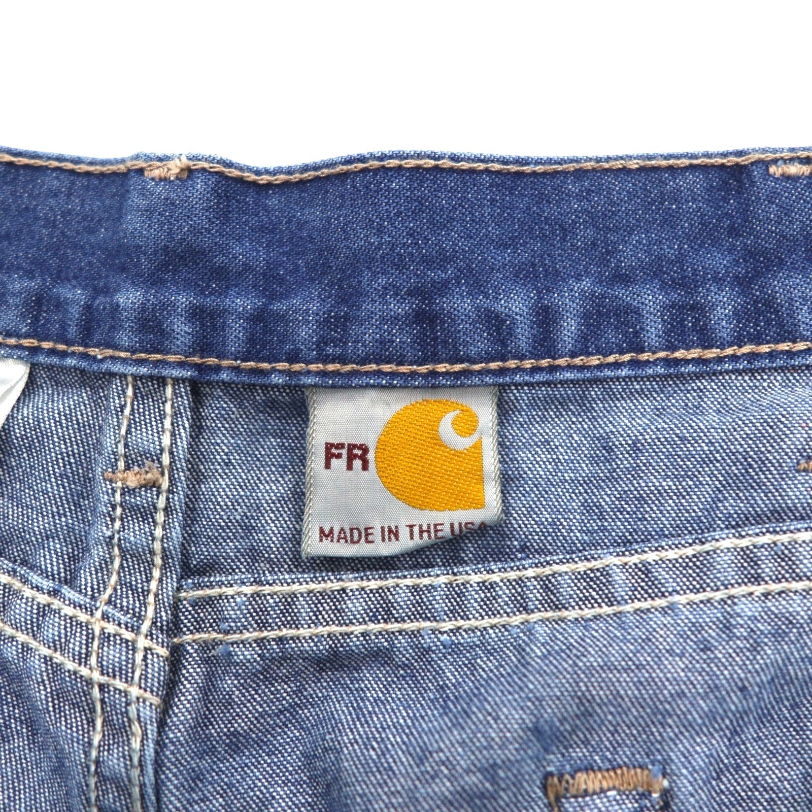 carhartt Made in USA FR Flame Resistant Jeans L Indigo Blue UFCW FRB100DNM