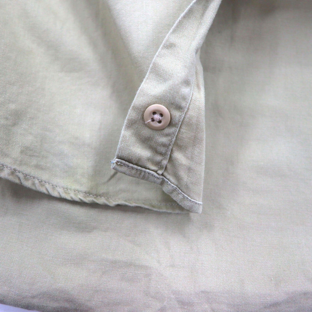 POLO JEANS CO. RALPH LAUREN anni '90 camicia da lavoro in twill Signature L beige taschino sul petto