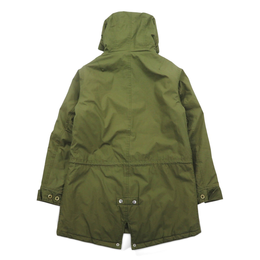 Denime Parka modello Mod, Field Parka, taglia M, colore cachi, imbottitura con fodera trapuntata, DM15AW-223