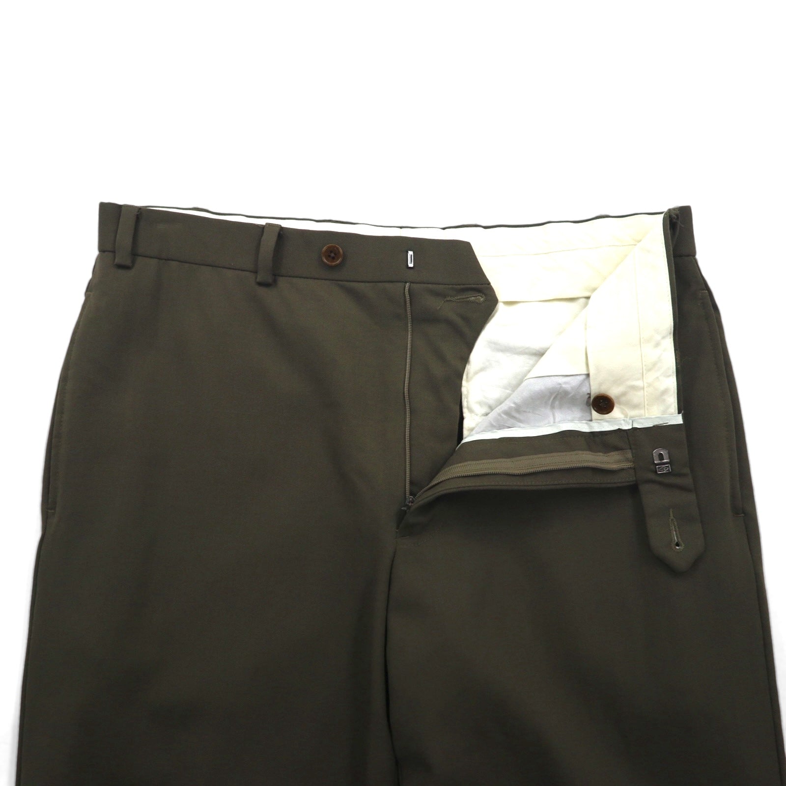 BROOKS BROTHERS 346 Pantalone MADISON FIT M Cachi Lana