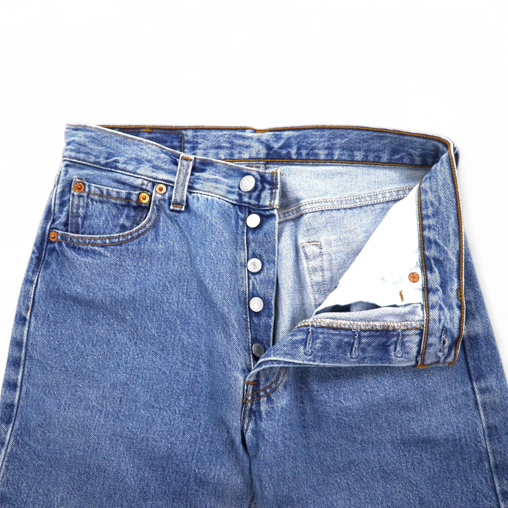 Levi's Anni '90 Jeans Euro Levis 501 Made in Spagna M Blu indaco Chiusura a bottoni 5010114