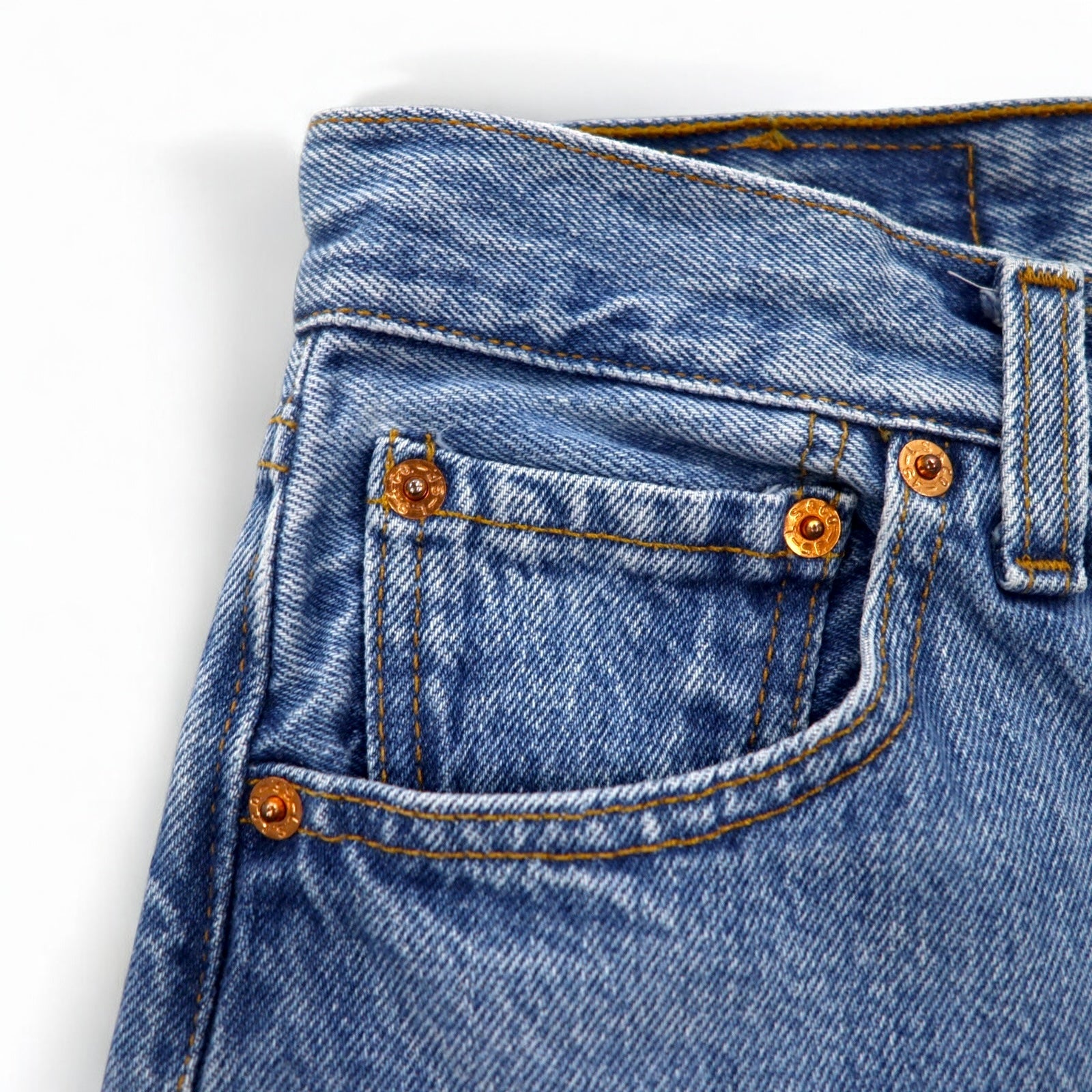 Levi's Anni '90 Jeans Euro Levis 501 Made in Spagna M Blu indaco Chiusura a bottoni 5010114