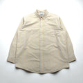 L.L.Bean Camicia Oxford button-down Traditional Fit XL A righe gialle Anti-piega WRINKLE RESISTANT 237816