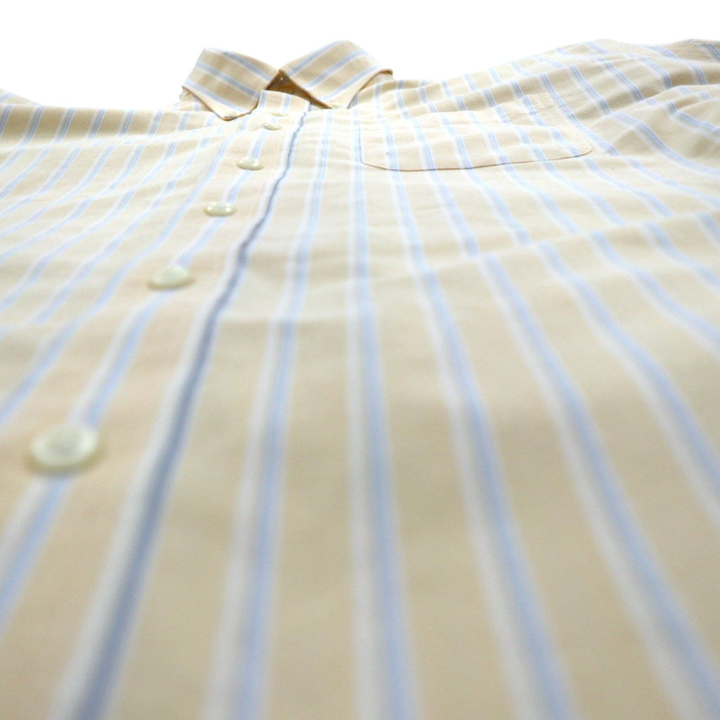 L.L.Bean Camicia Oxford button-down Traditional Fit XL A righe gialle Anti-piega WRINKLE RESISTANT 237816