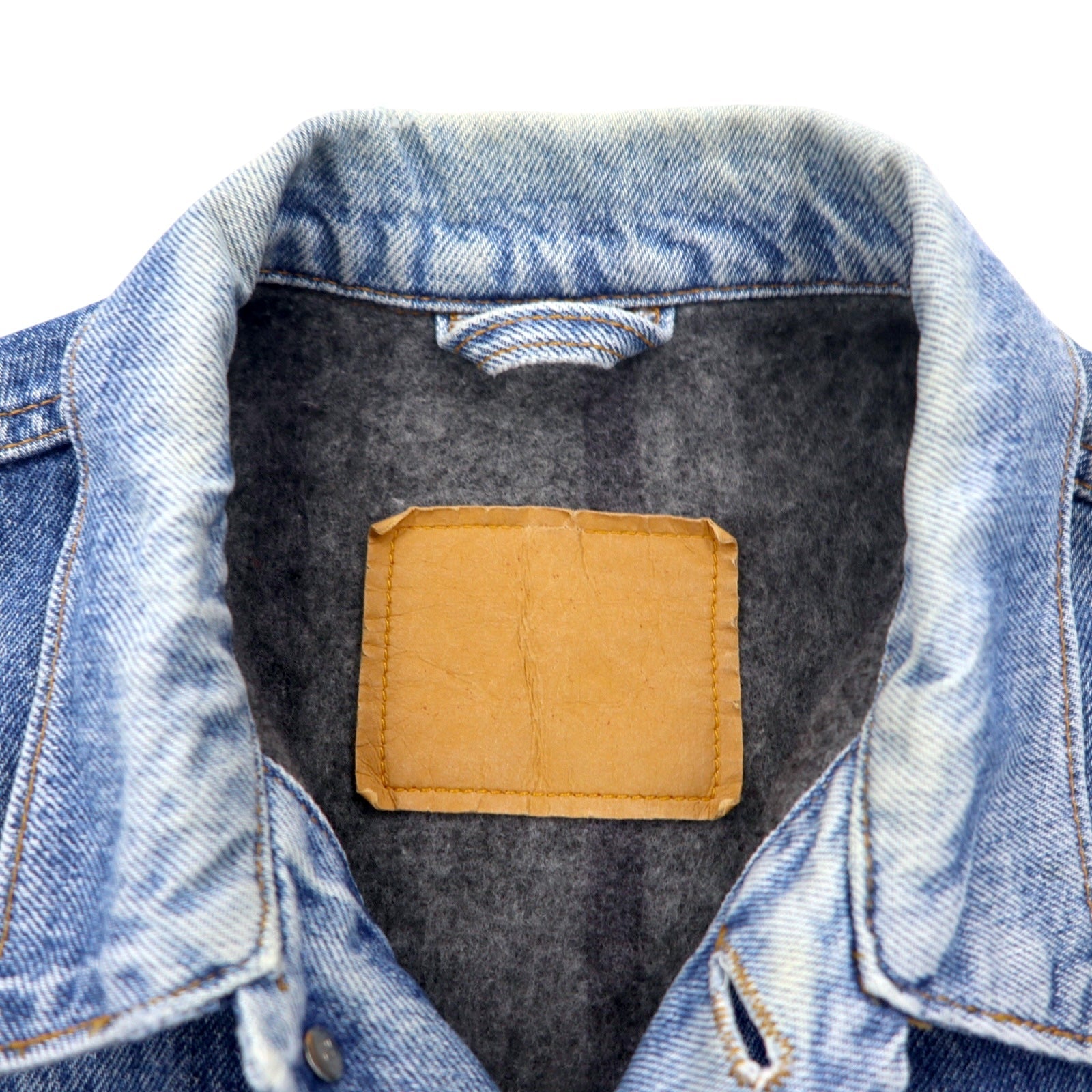 Levi's USA 90s Giacca di jeans blu con fodera a coperta Taglia L Numero bottone 527 Modello 70506-0316
