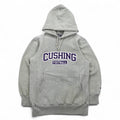 Champion リバースウィーブ REVERSE WEAVE プルオーバーパーカー S グレー カレッジ CUSHING FOOTBALL メキシコ製