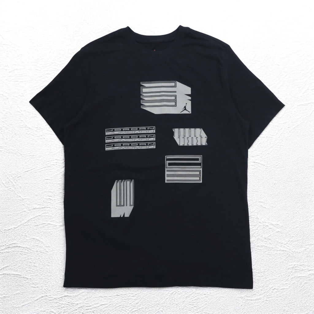JORDAN BRAND ( NIKE ) JUMPMAN ジャンプマン Tシャツ L ブラック コットン AJ11 DD0403-010