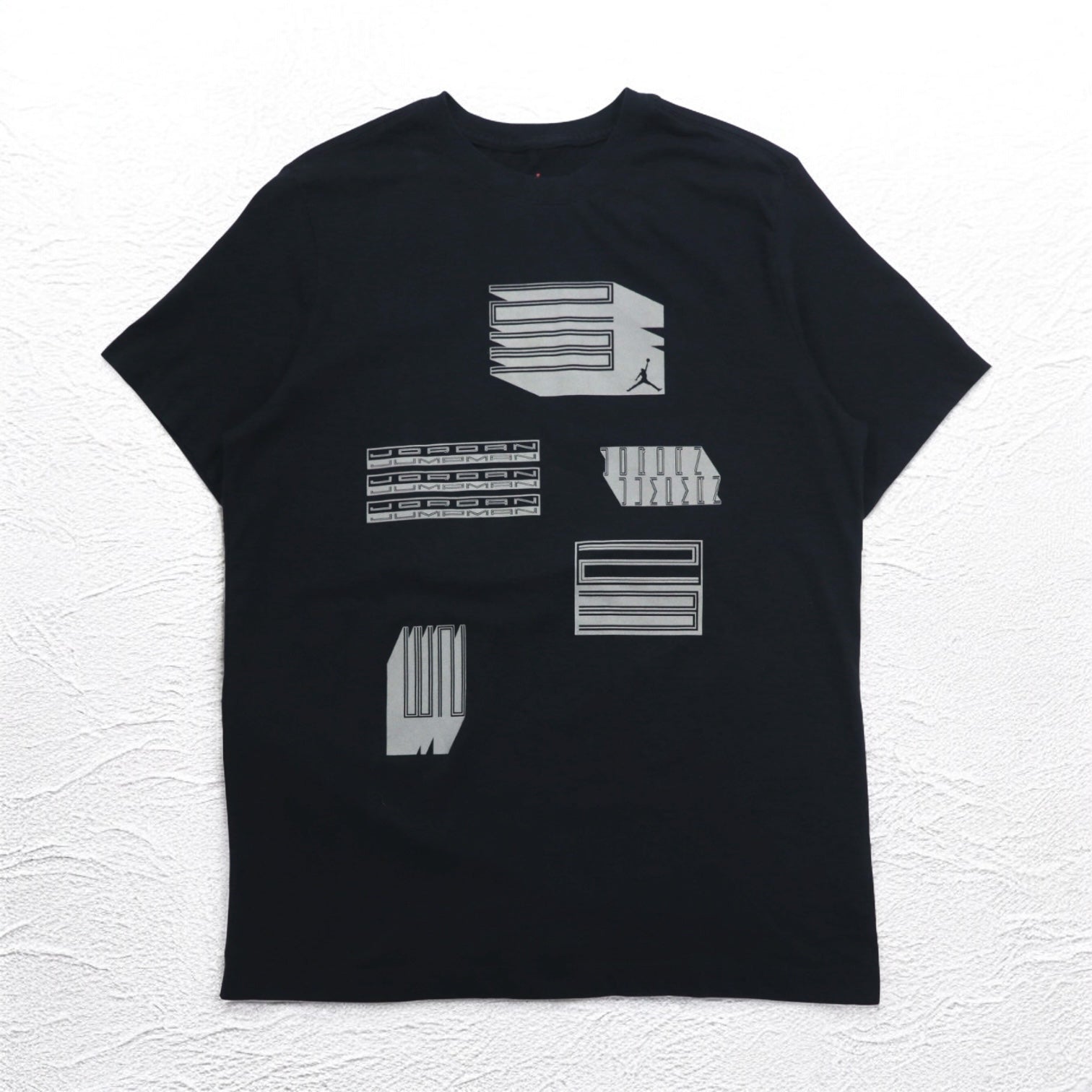 JORDAN BRAND ( NIKE ) JUMPMAN ジャンプマン Tシャツ L ブラック コットン AJ11 DD0403-010