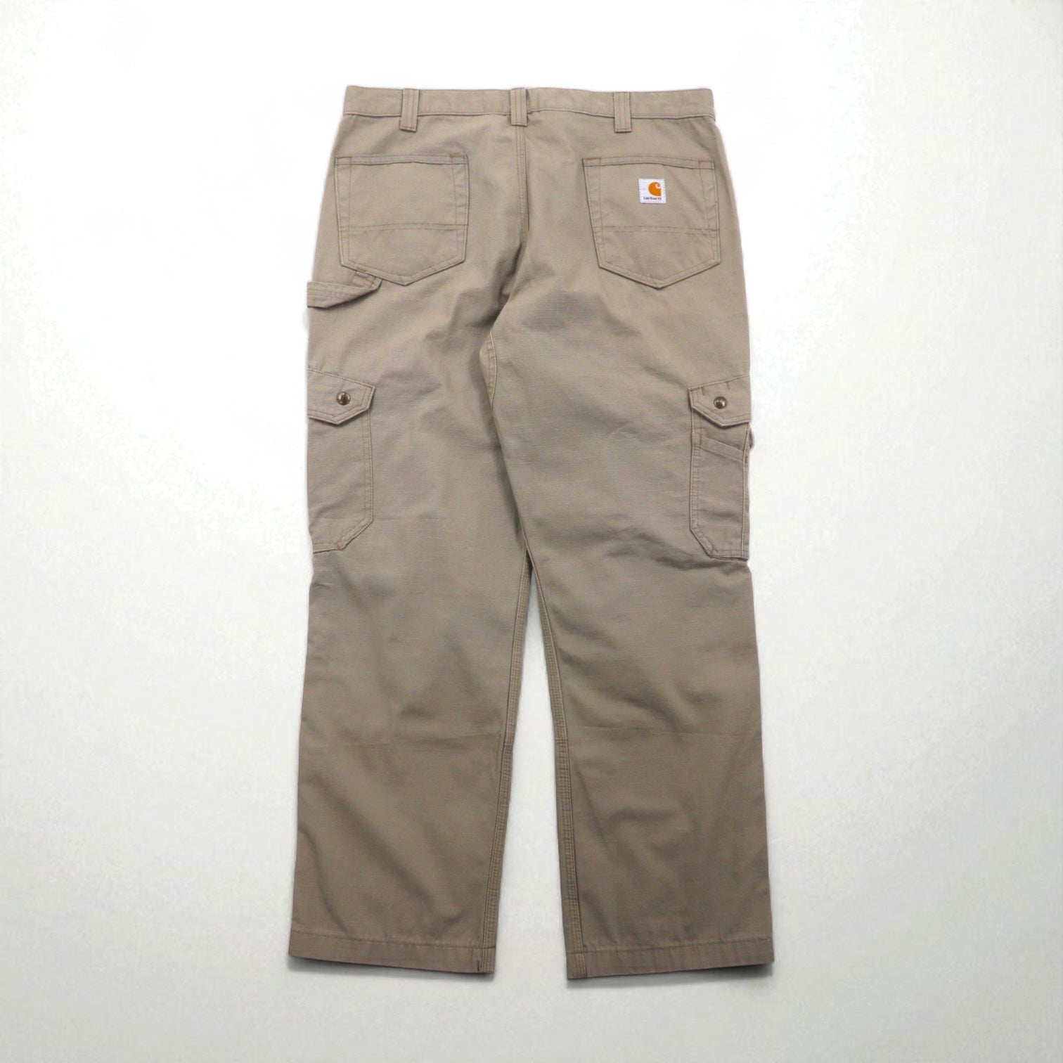 Carhartt Pantaloni cargo da lavoro Relaxed Fit in ripstop con doppia cucitura sulle ginocchia L beige COTTON RIPSTOP RELAXED FIT DOUBLE-FRONT CARGO WORK PANT B342 DES