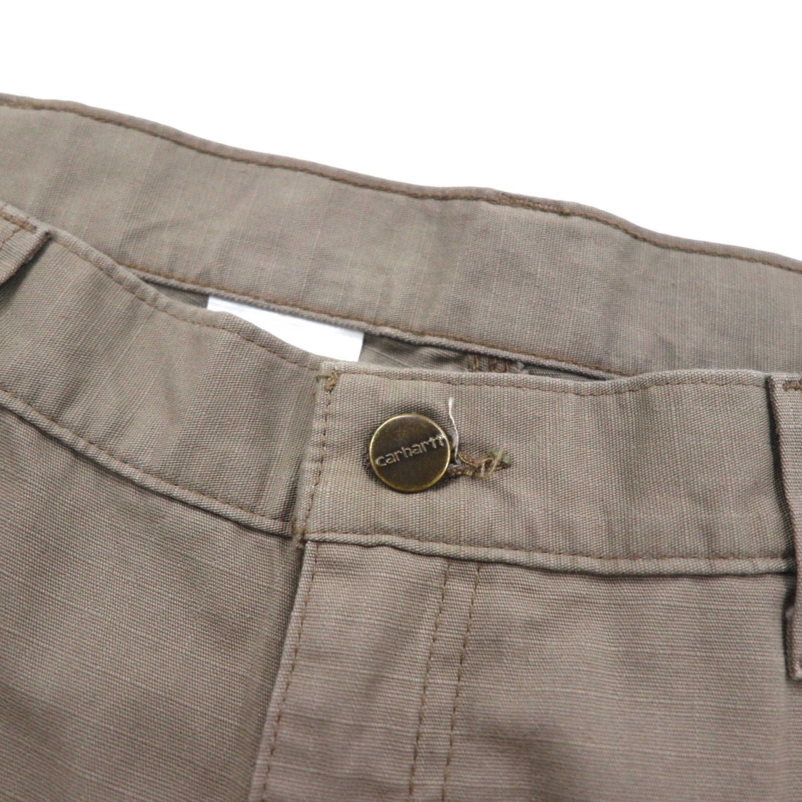 Carhartt Pantaloni cargo da lavoro Relaxed Fit in ripstop con doppia cucitura sulle ginocchia L beige COTTON RIPSTOP RELAXED FIT DOUBLE-FRONT CARGO WORK PANT B342 DES