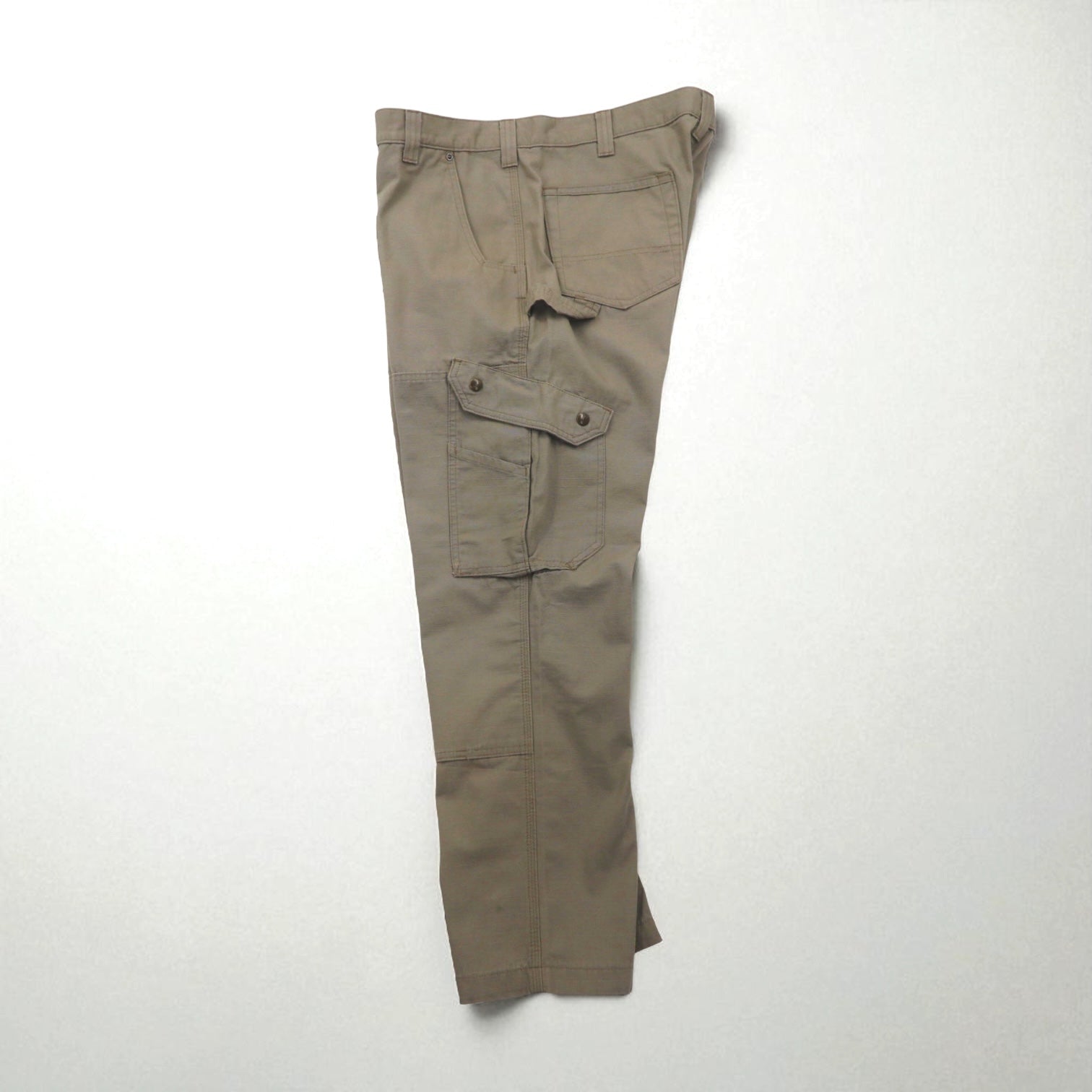 Carhartt Pantaloni cargo da lavoro Relaxed Fit in ripstop con doppia cucitura sulle ginocchia L beige COTTON RIPSTOP RELAXED FIT DOUBLE-FRONT CARGO WORK PANT B342 DES