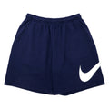 NIKE Pantaloncini da tuta corti L blu navy cotone Big Swoosh Sportswear Club Men's Graphic Shorts BV2721-410