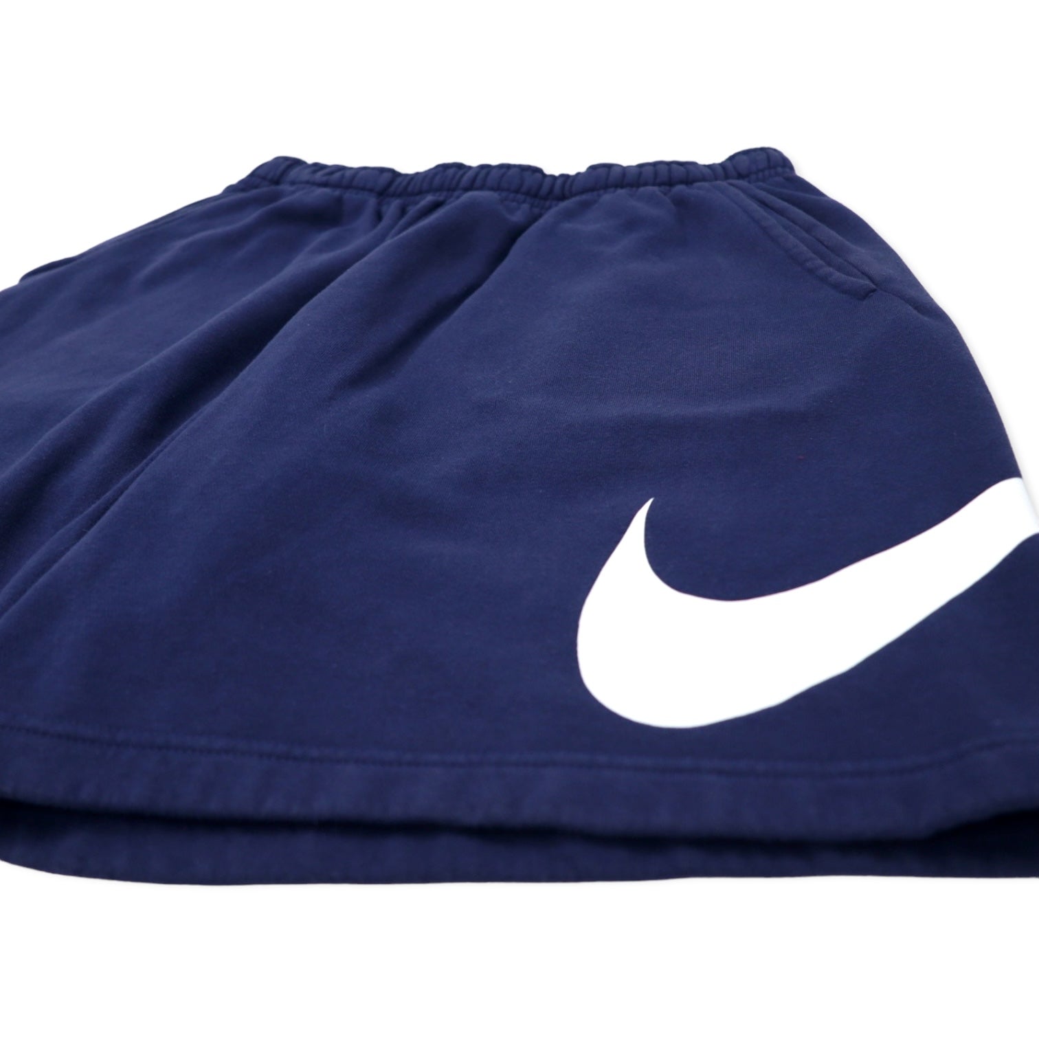 NIKE Pantaloncini da tuta corti L blu navy cotone Big Swoosh Sportswear Club Men's Graphic Shorts BV2721-410