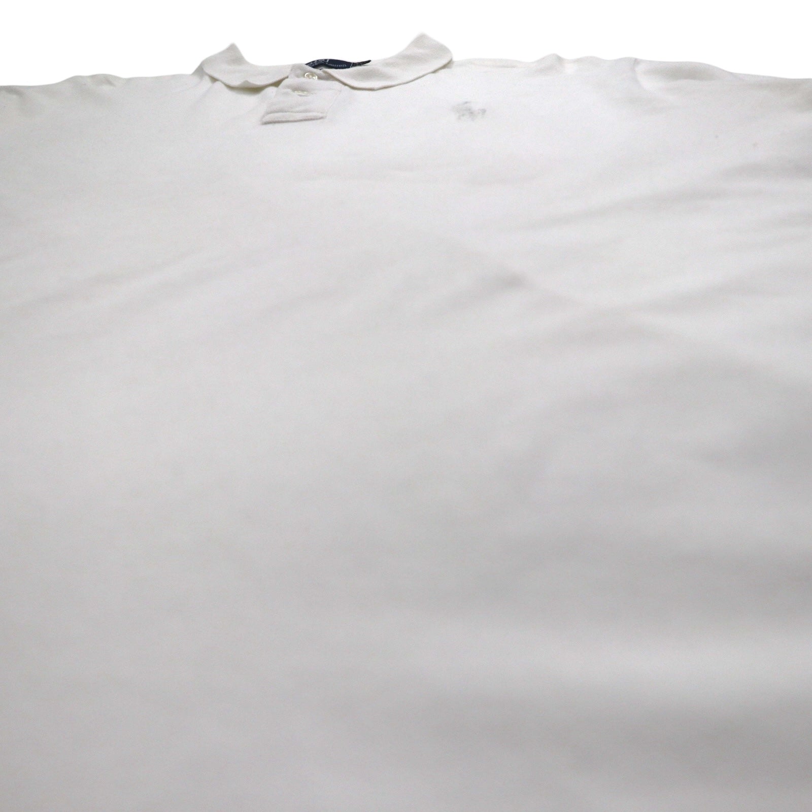 Polo by Ralph Lauren anni '90 Polo 2XL taglia grande bianca piquet ricamo pony