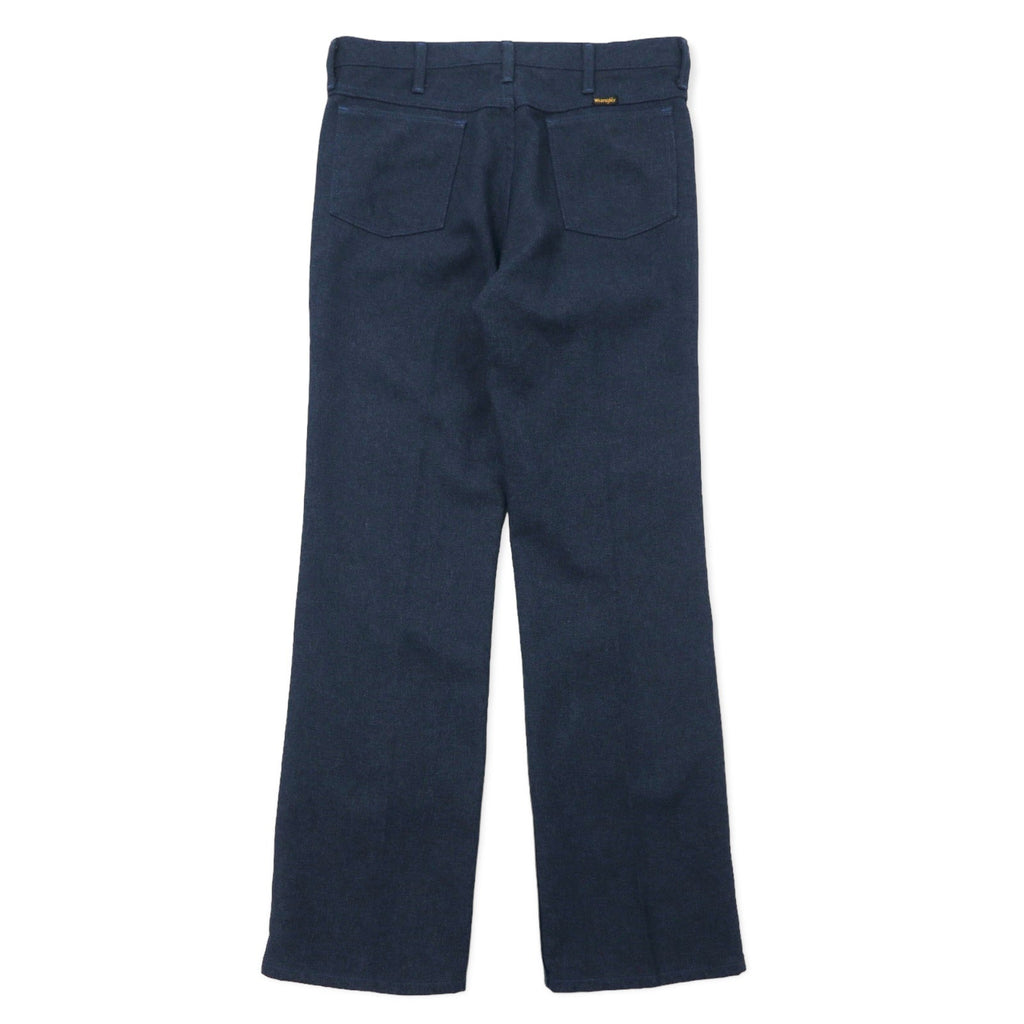 Wrangler 90年代 ランチャーパンツ L ネイビー ポリエステル センタープレス