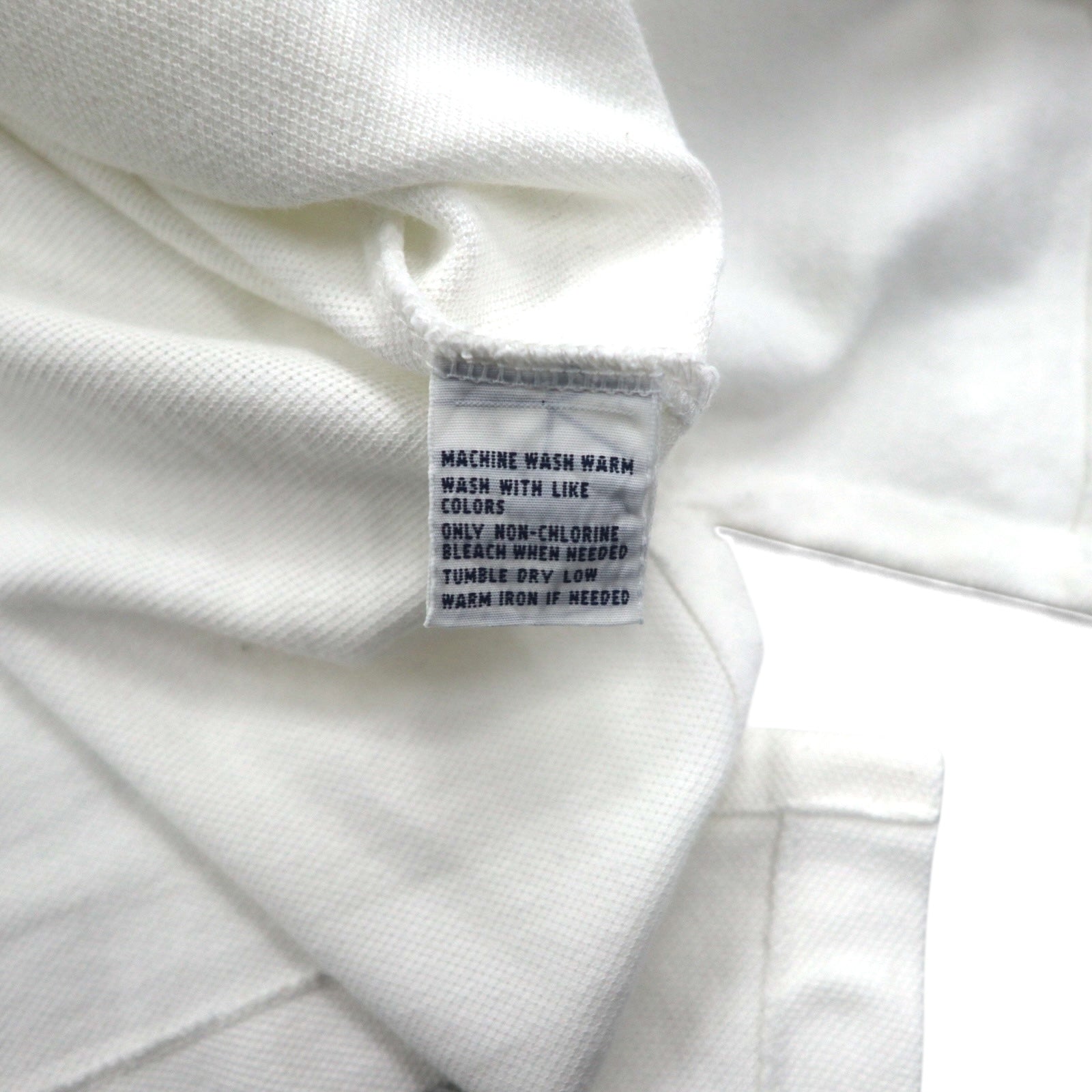 Polo by Ralph Lauren anni '90 Polo 2XL taglia grande bianca piquet ricamo pony