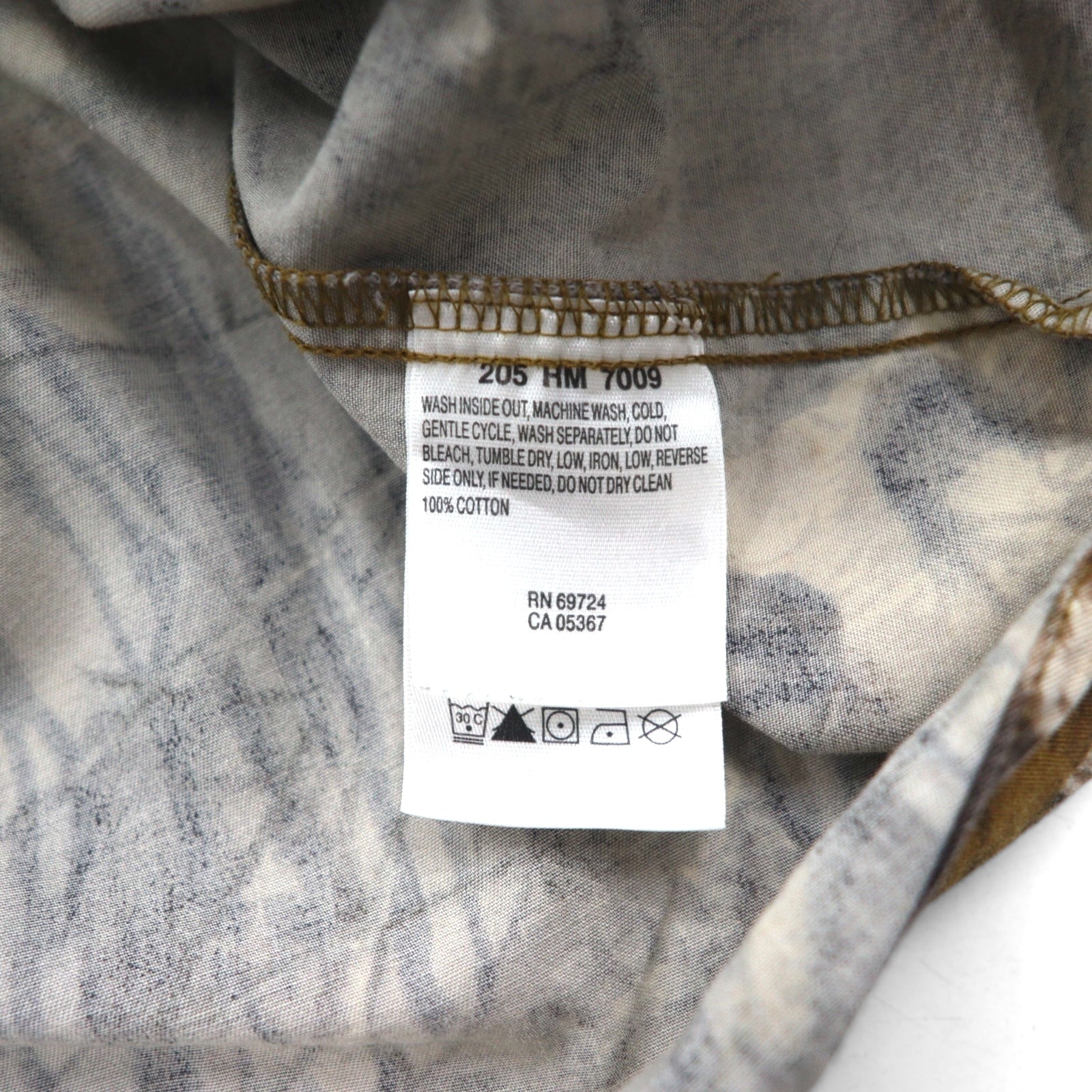 Columbia RealTree Camo Button-Down Work Shirt M Cachi Cotone HM7009
