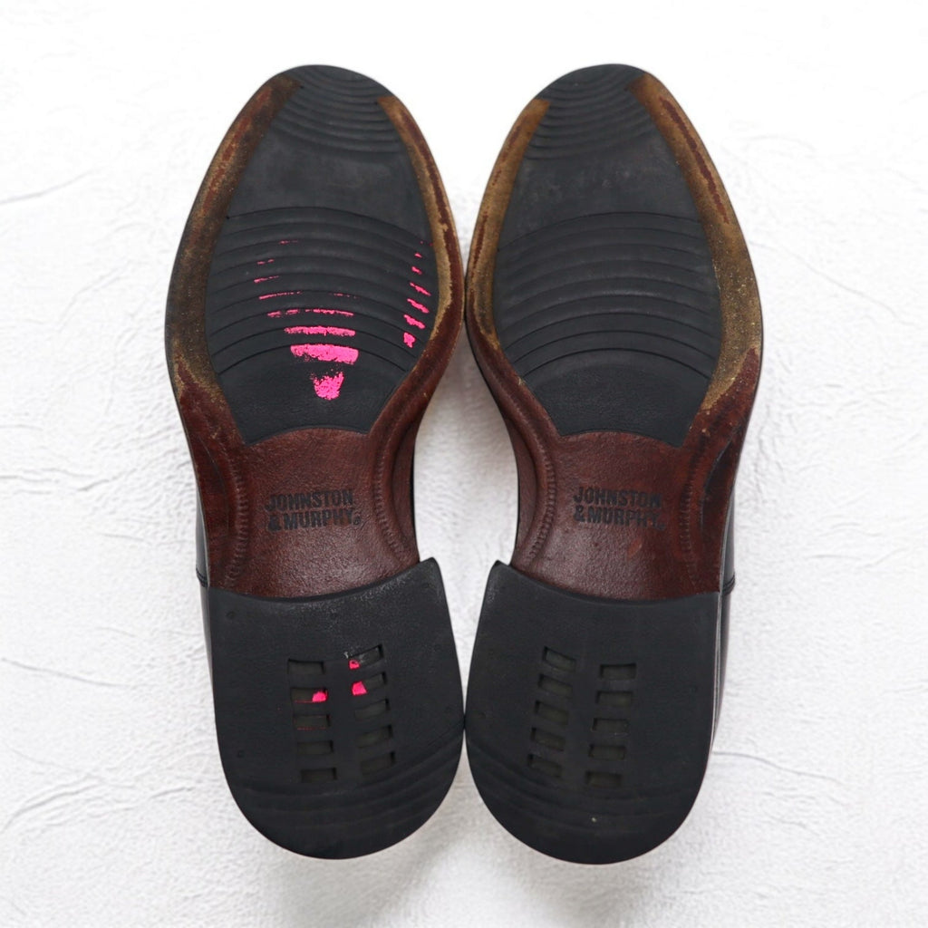 JOHNSTON & MURPHY Made in Italy Signature Series Scarpe eleganti stringate con punta dritta 27cm Nere Pelle 137 15 4643