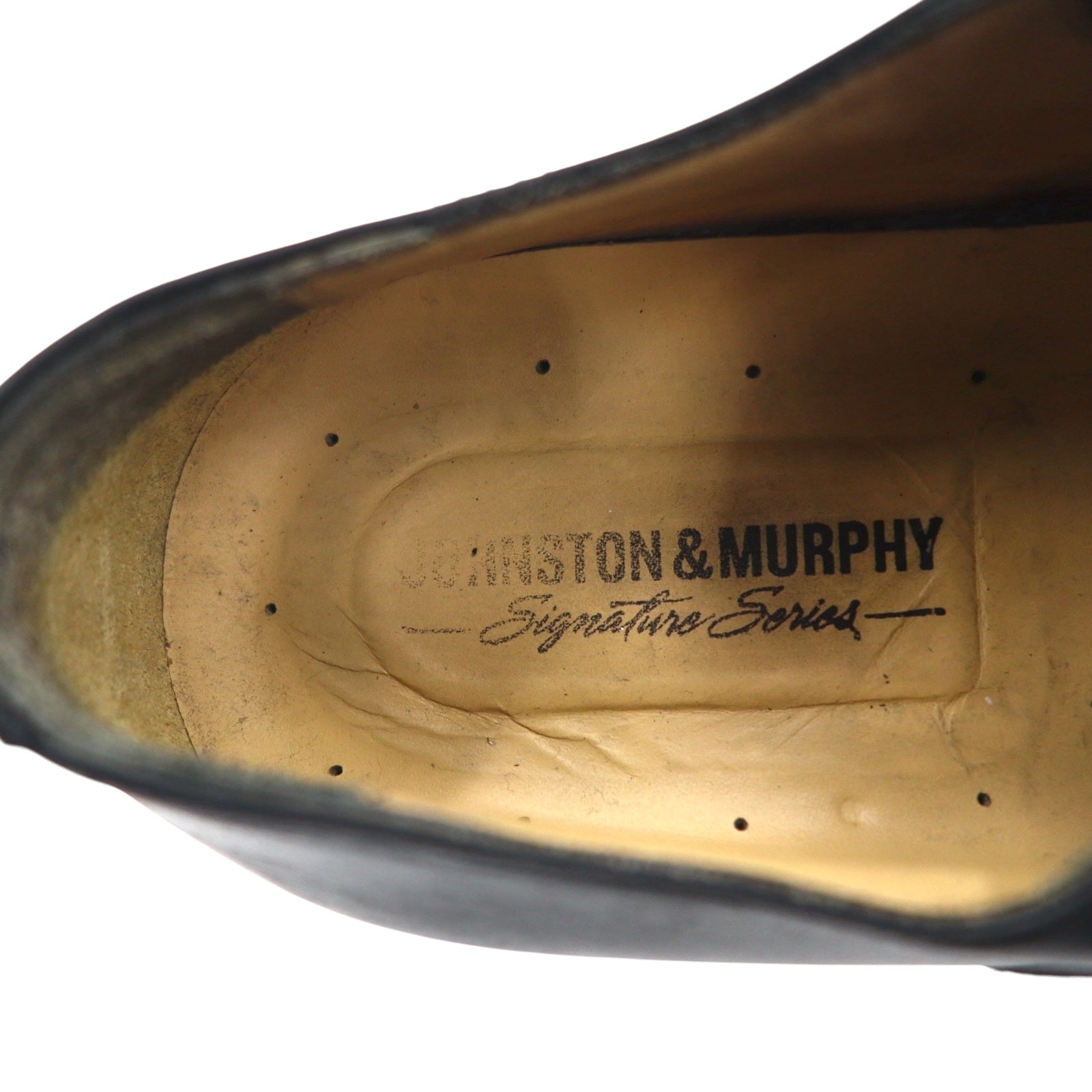 JOHNSTON & MURPHY Made in Italy Signature Series Scarpe eleganti stringate con punta dritta 27cm Nere Pelle 137 15 4643