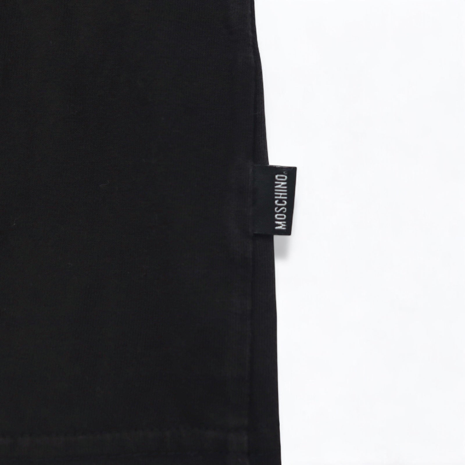 MOSCHINO JEANS ロングスリーブTシャツ ロンT XL ブラック BIG FISH プリント