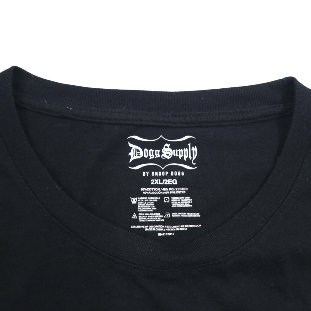 Dogg Supply by SNOOP DOGG Snopp Dogg T-shirt hip hop 2XL Nero Cotone
