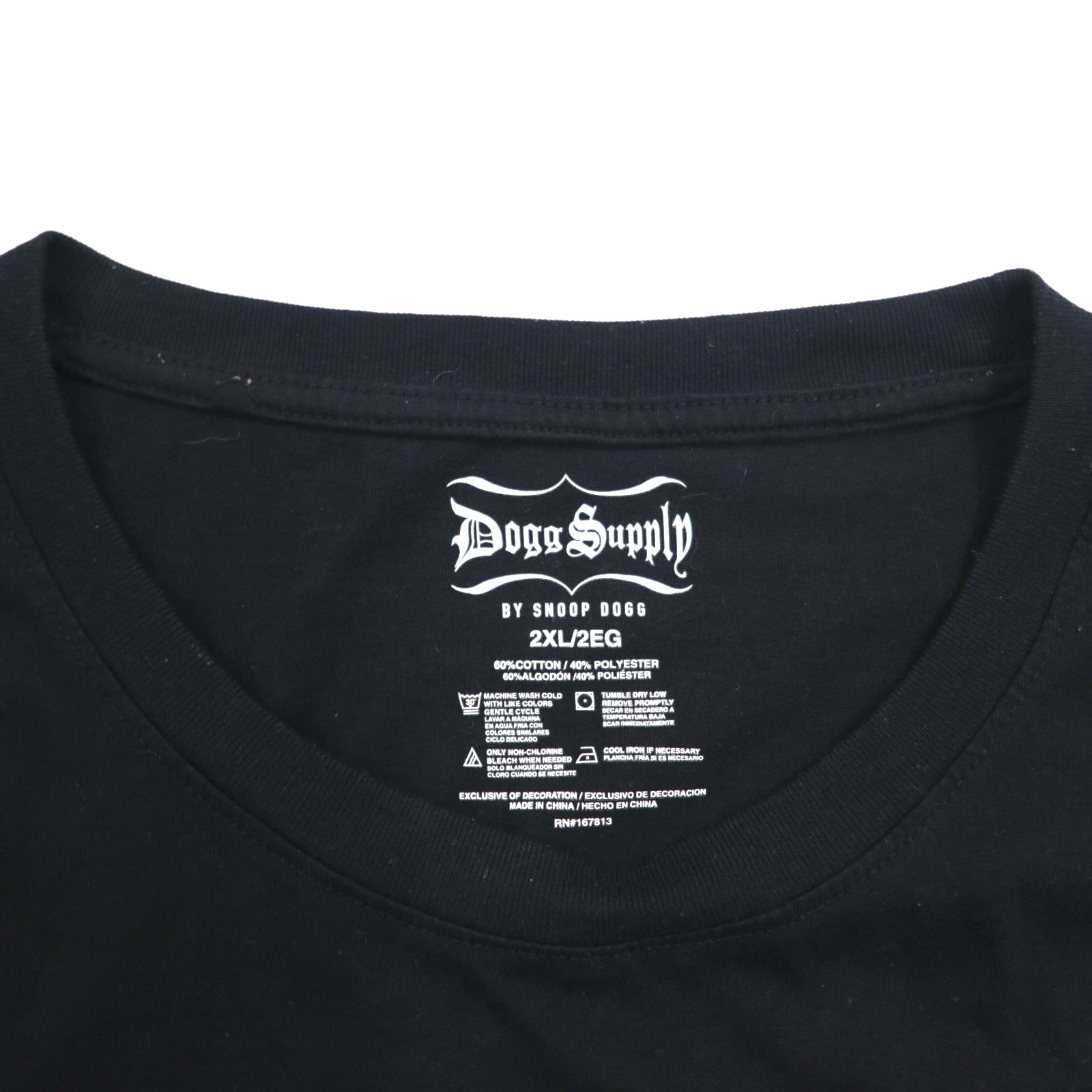 Dogg Supply by SNOOP DOGG Snopp Dogg T-shirt hip hop 2XL Nero Cotone