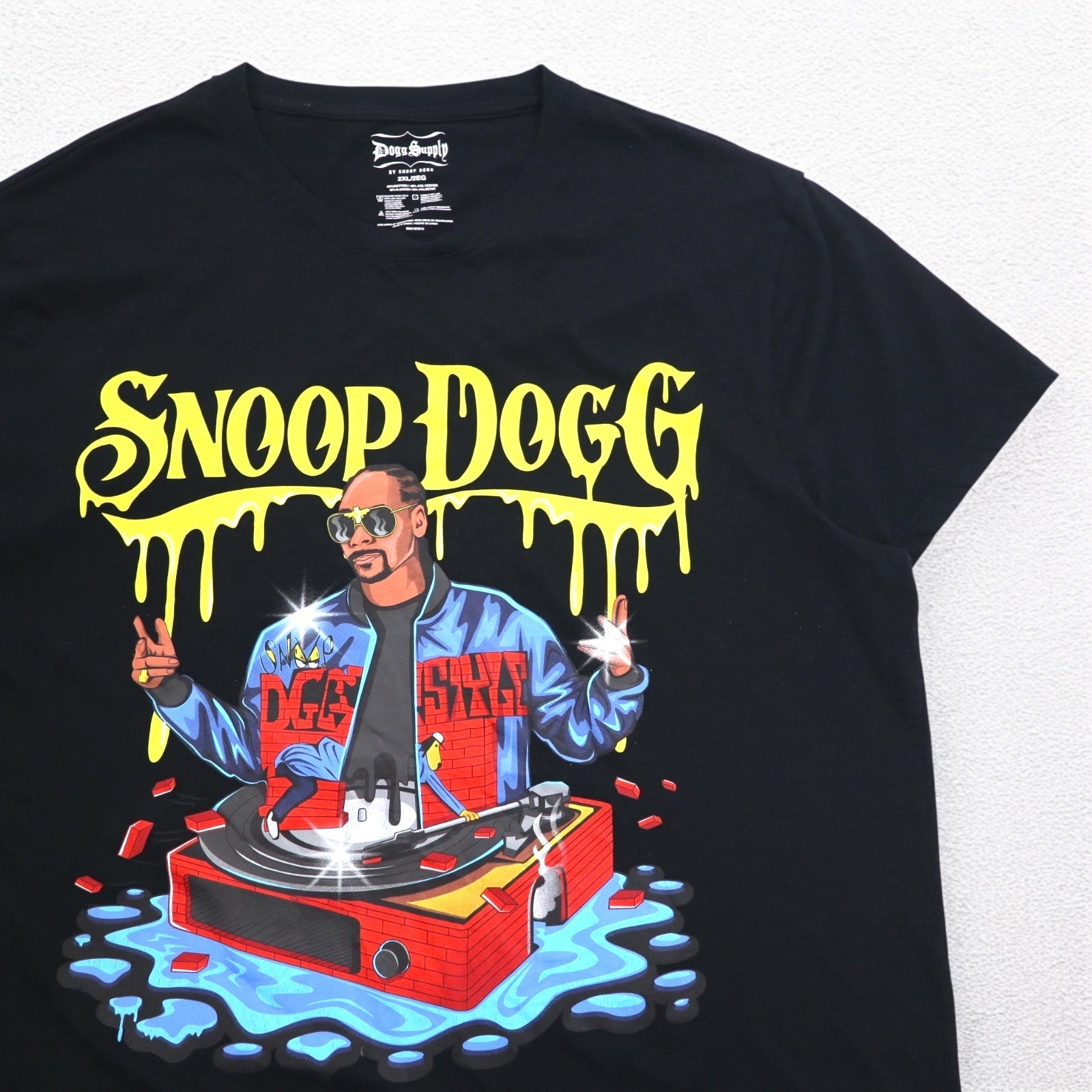Dogg Supply by SNOOP DOGG Snopp Dogg T-shirt hip hop 2XL Nero Cotone