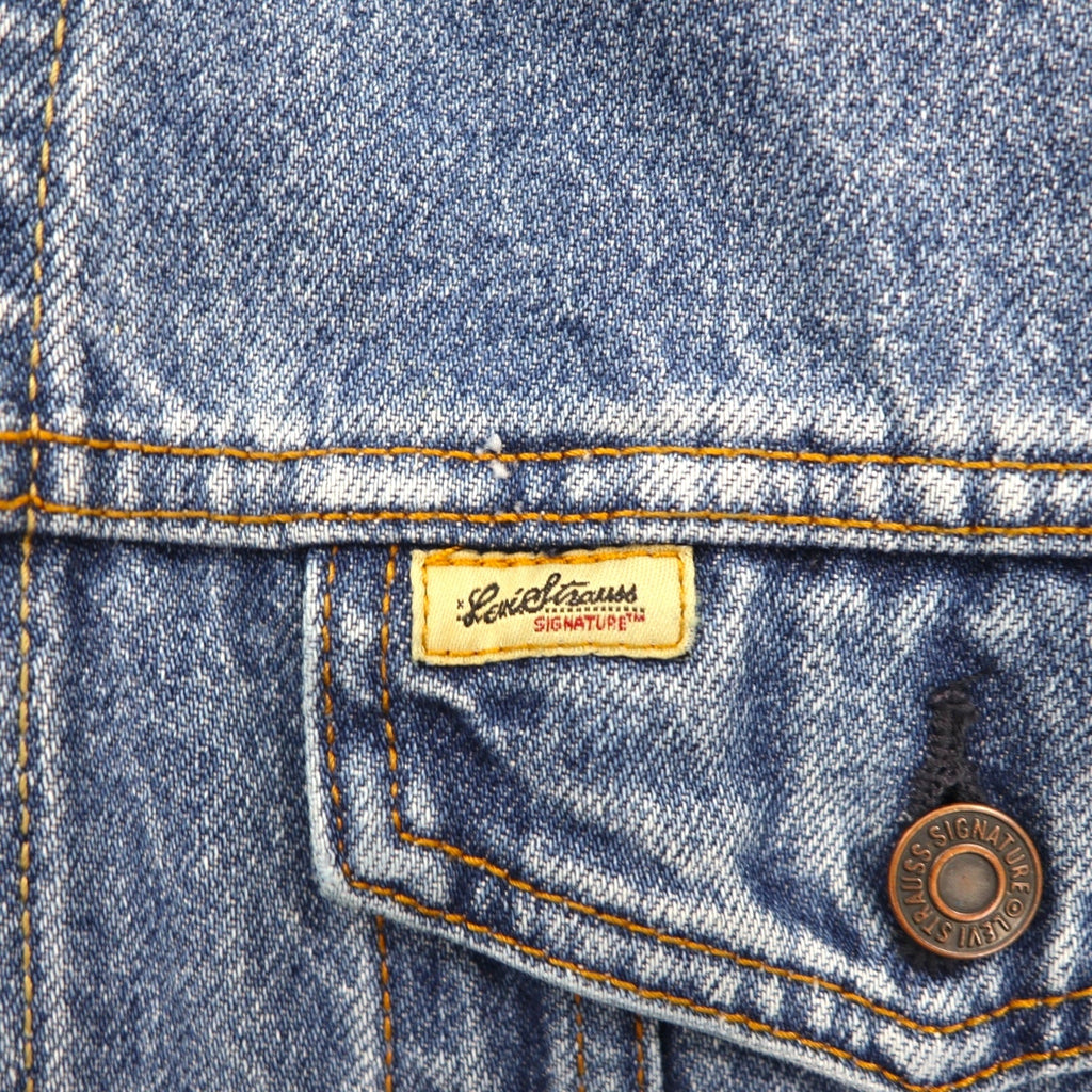 Giacca in denim Levi's SIGNATURE Trucker Type 3 Giallo L Indigo Blue