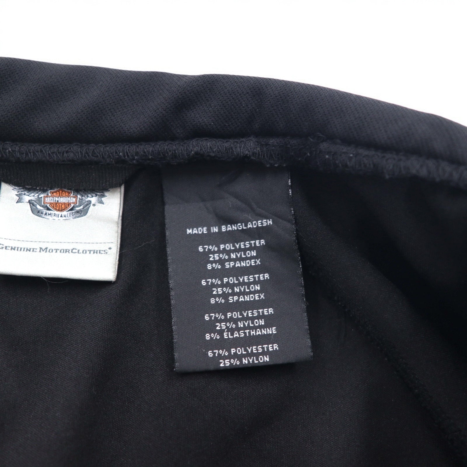 HARLEY DAVIDSON Giacca Softshell Maglia L Grigio Elasticizzato Foro per Pollice Doppia Cerniera