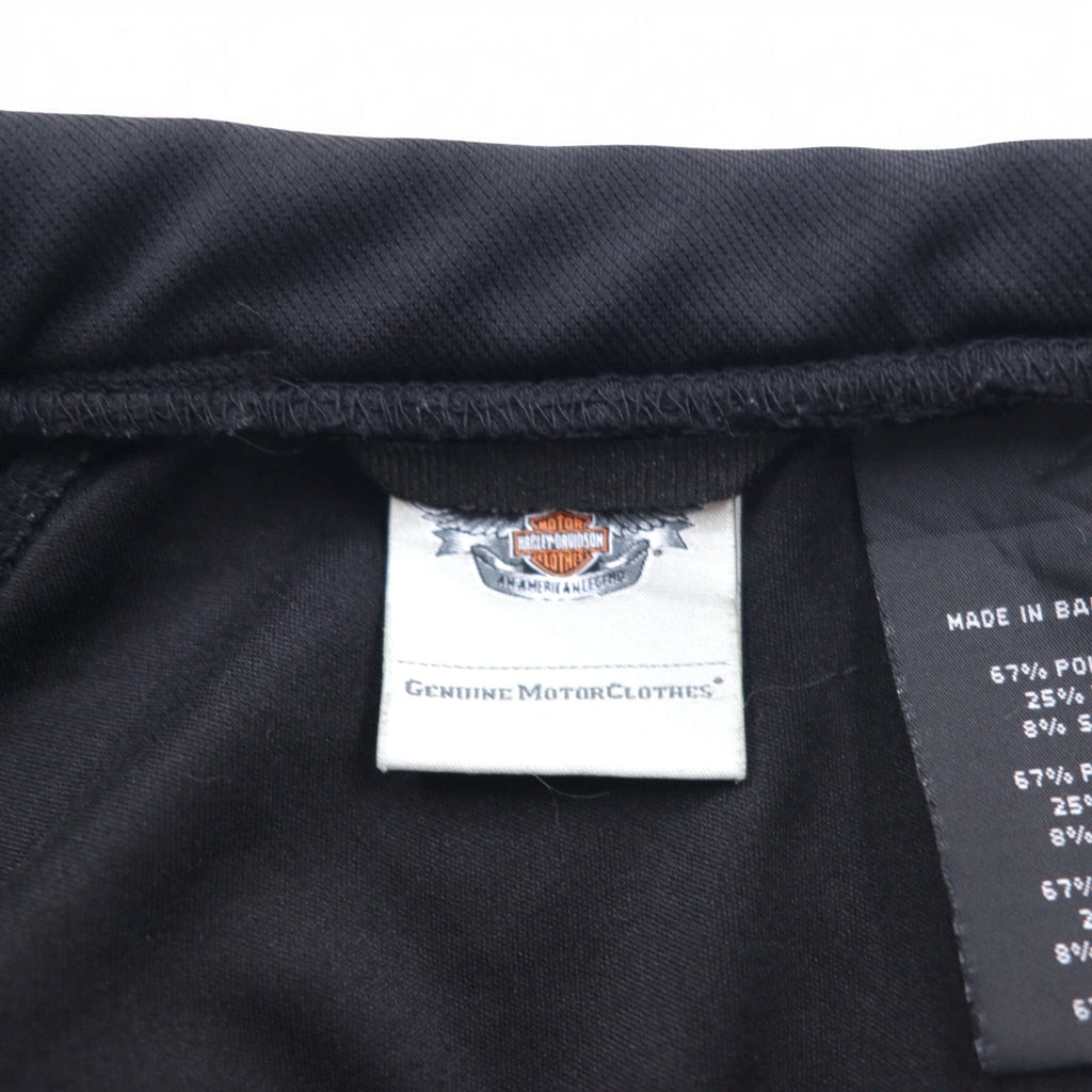 HARLEY DAVIDSON Giacca Softshell Maglia L Grigio Elasticizzato Foro per Pollice Doppia Cerniera
